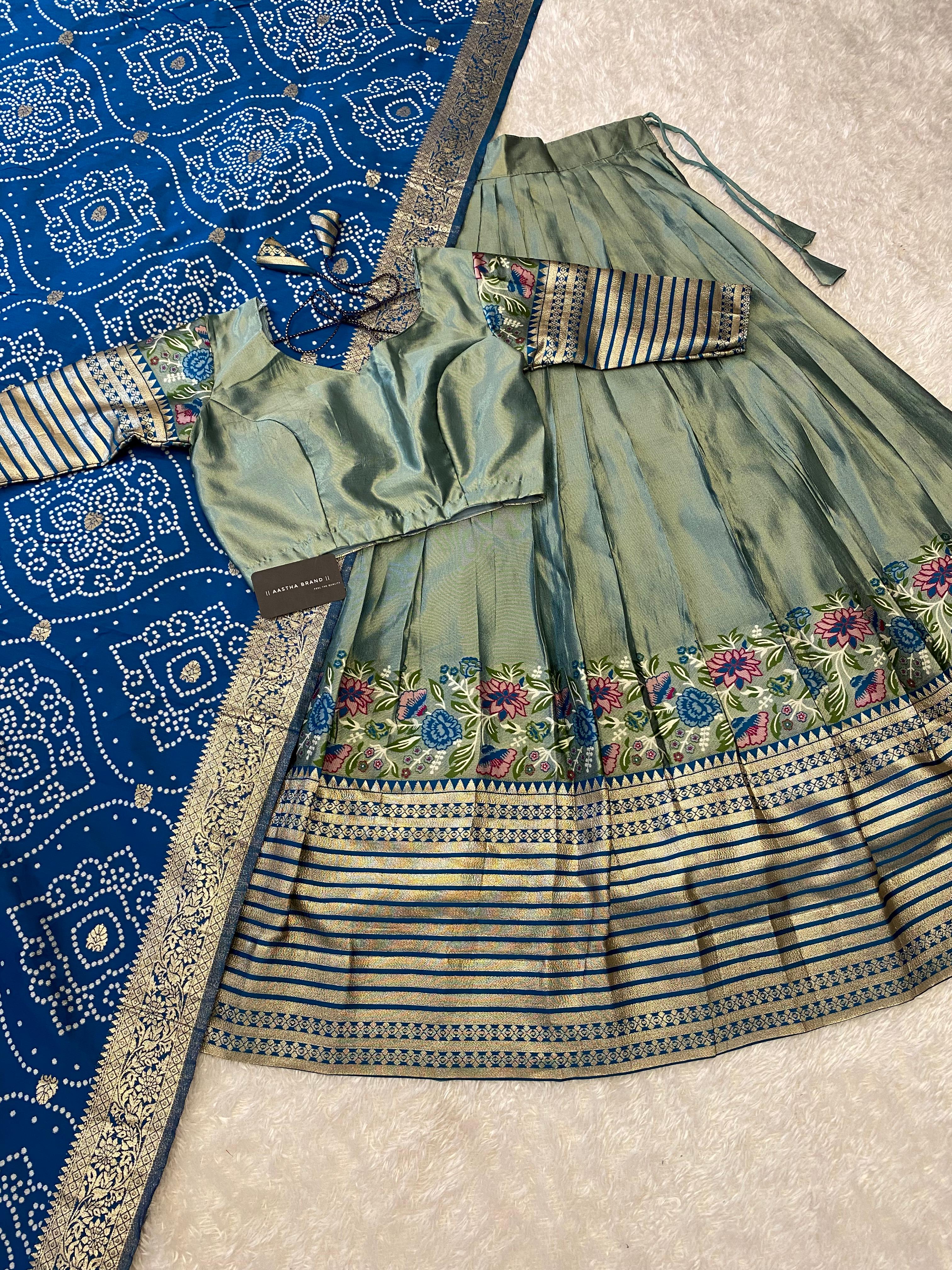 Soft Tissue Pythani Lehenga