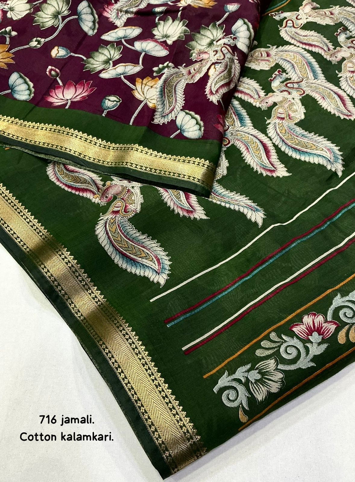 Soft Cotton Style Kalamkari Sarees