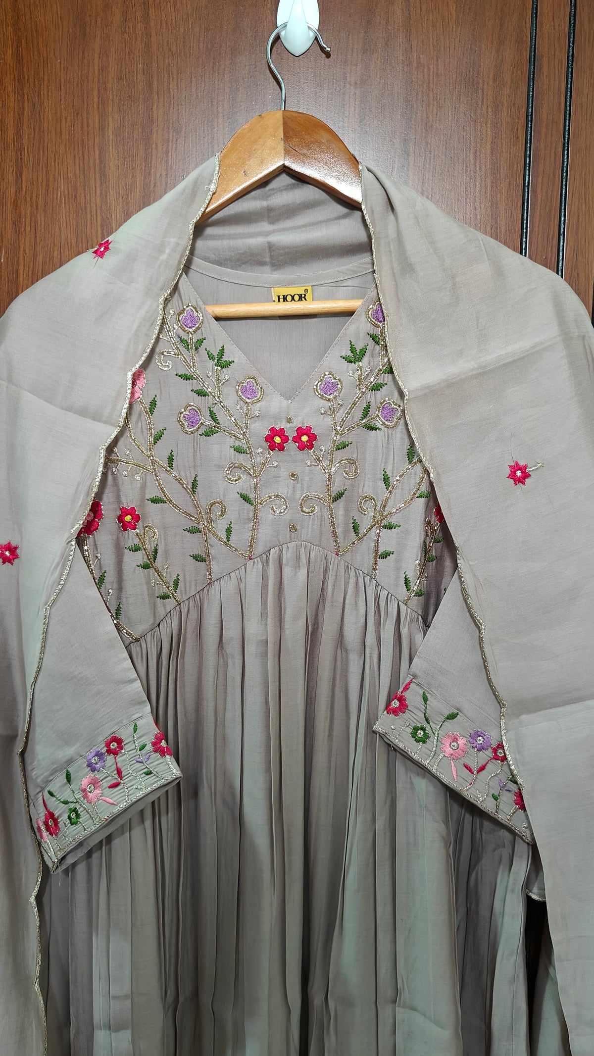 Mul Chanderi Designer Set
