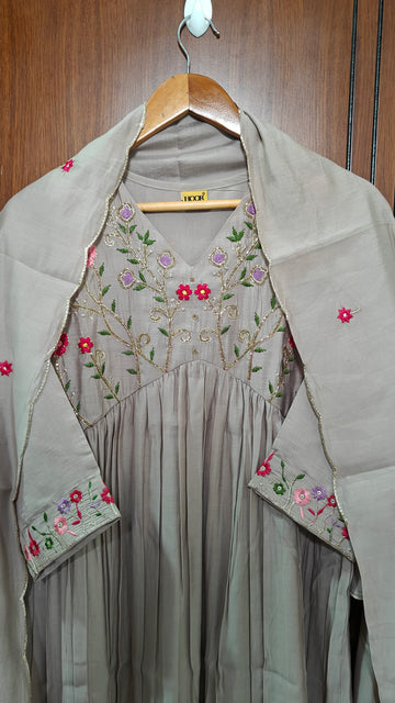 Mul Chanderi Designer Set