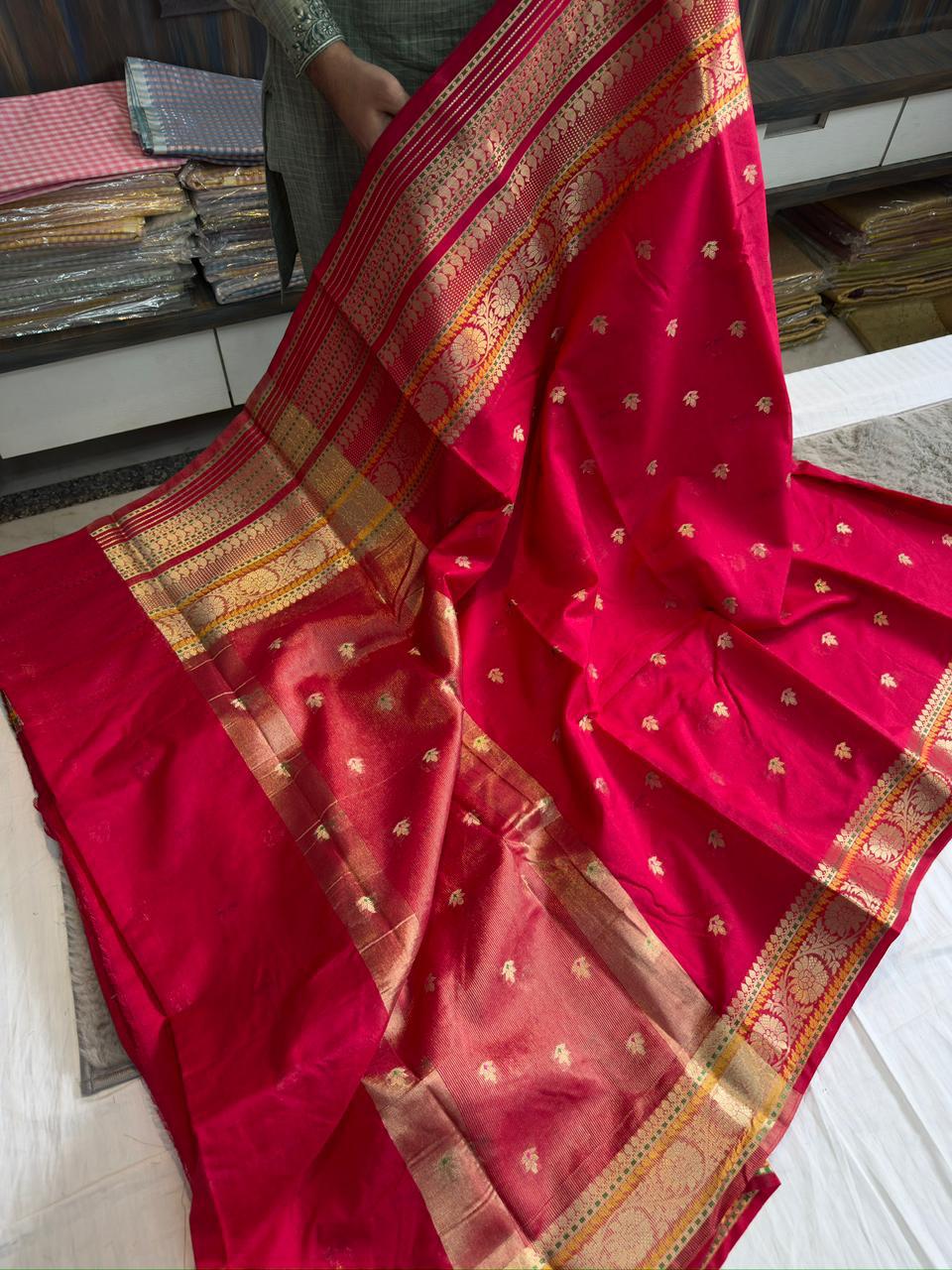 Soft Banarasi Dupion Silk Saree