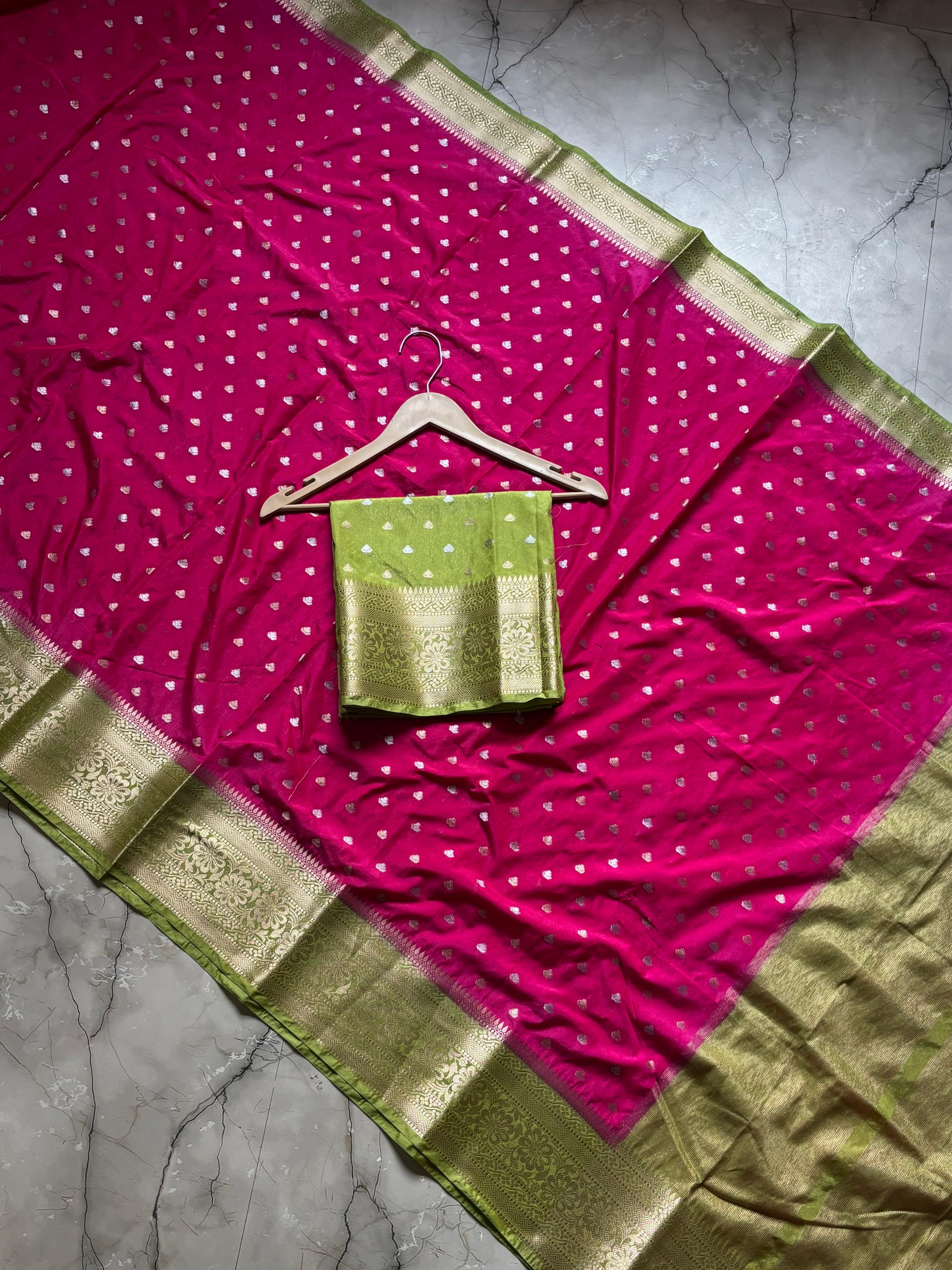 Premium Banarasi Raw Mango Sarees