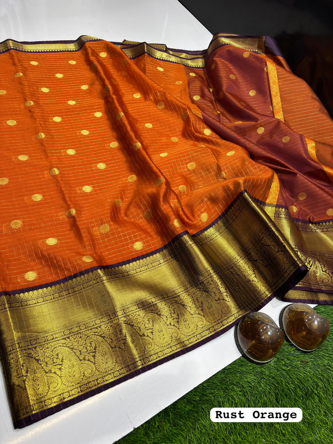Soft Banarasi Semi Katan Silk Saree