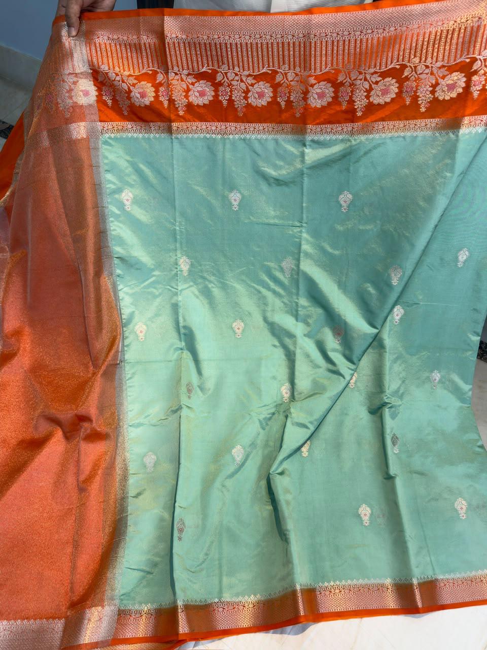 Banarasi Dyble Katan Soft Silk Saree