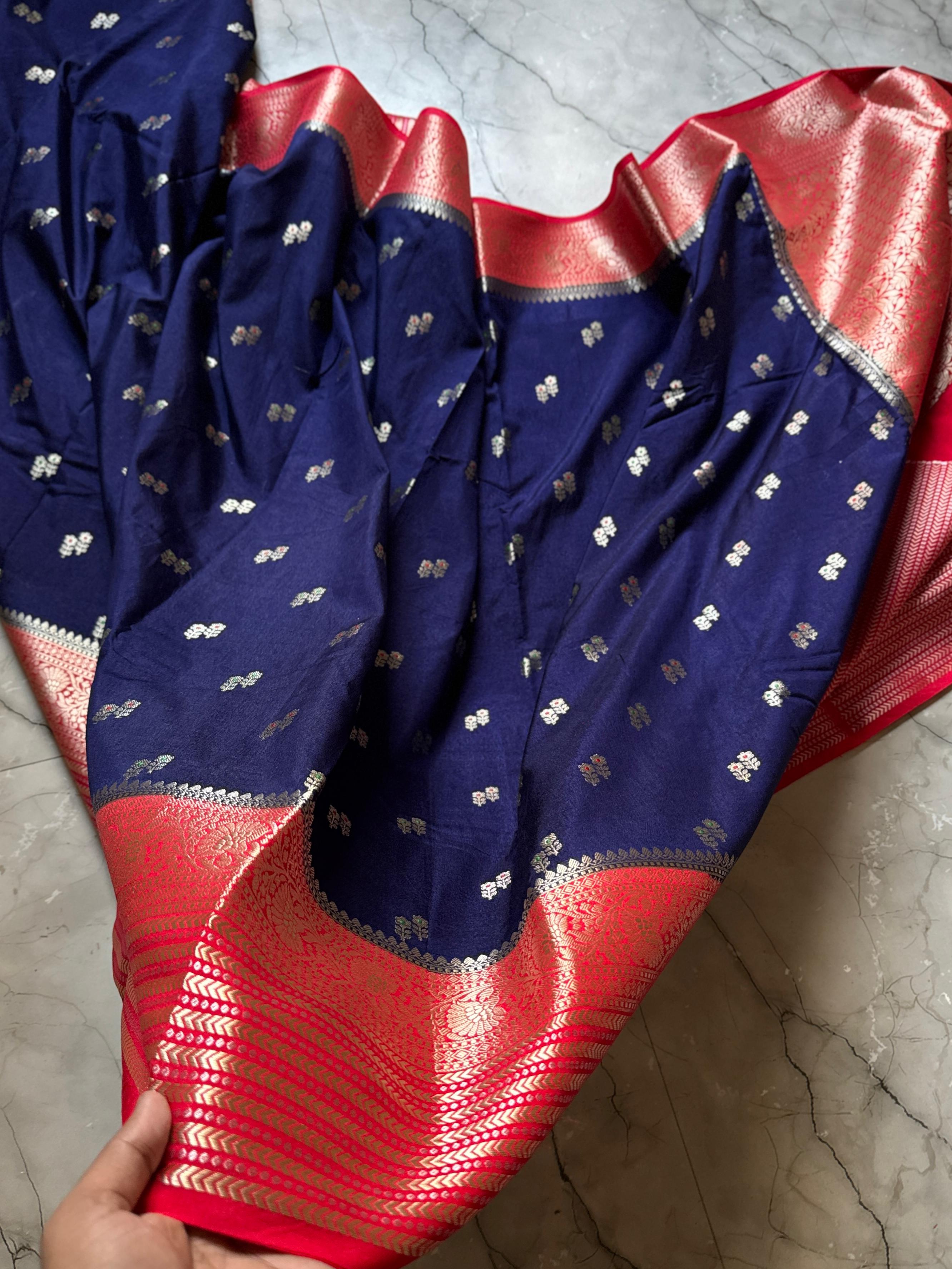 Banarasi Raw Mango Silk Sarees