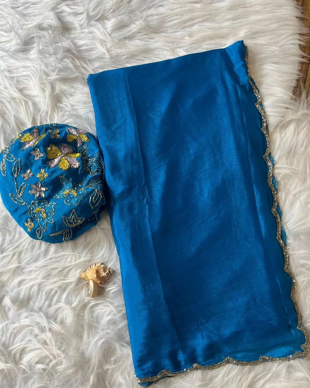 Chinnon Silk Designer Sarees