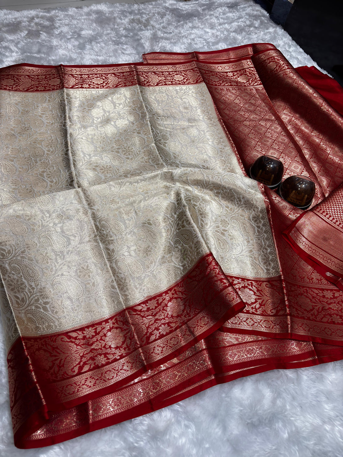 PREMIUM BANARASI DYBLE DUPIYAN SOFT SILK SAREE