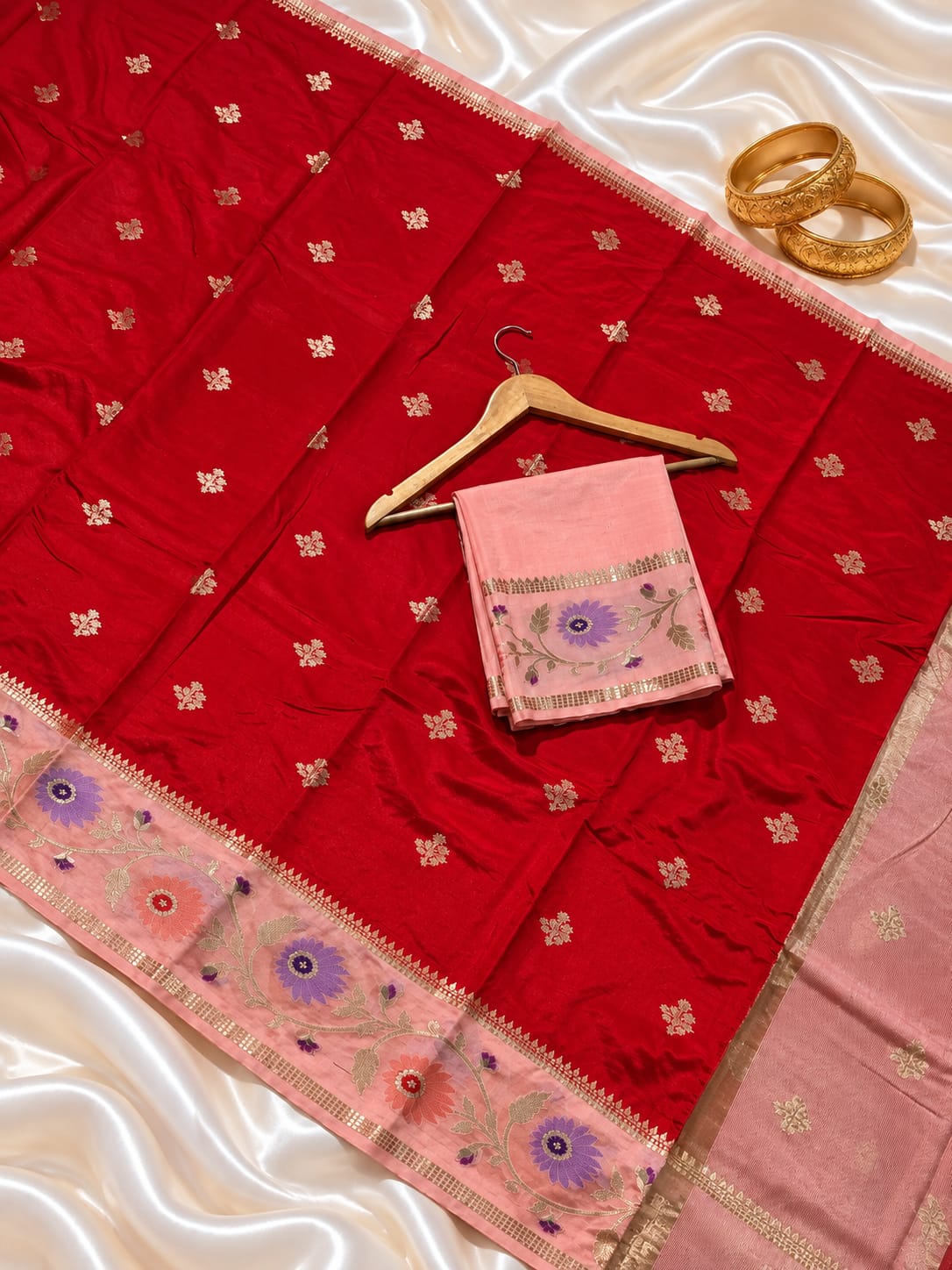 Premium Banarasi Katan Silk Soft Fab Sarees 