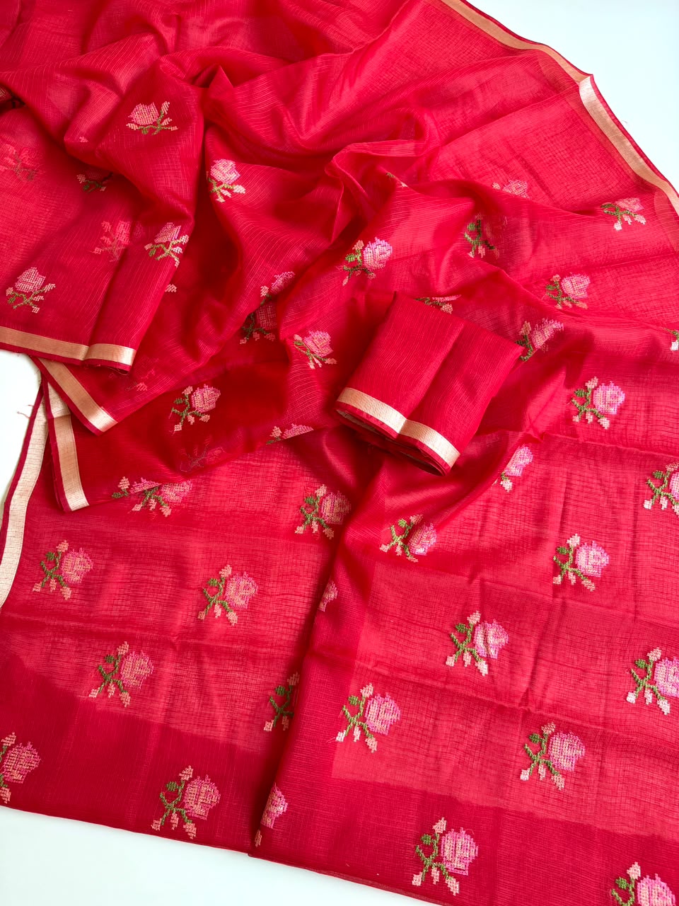 Soft Kota Doriya Silk Sarees