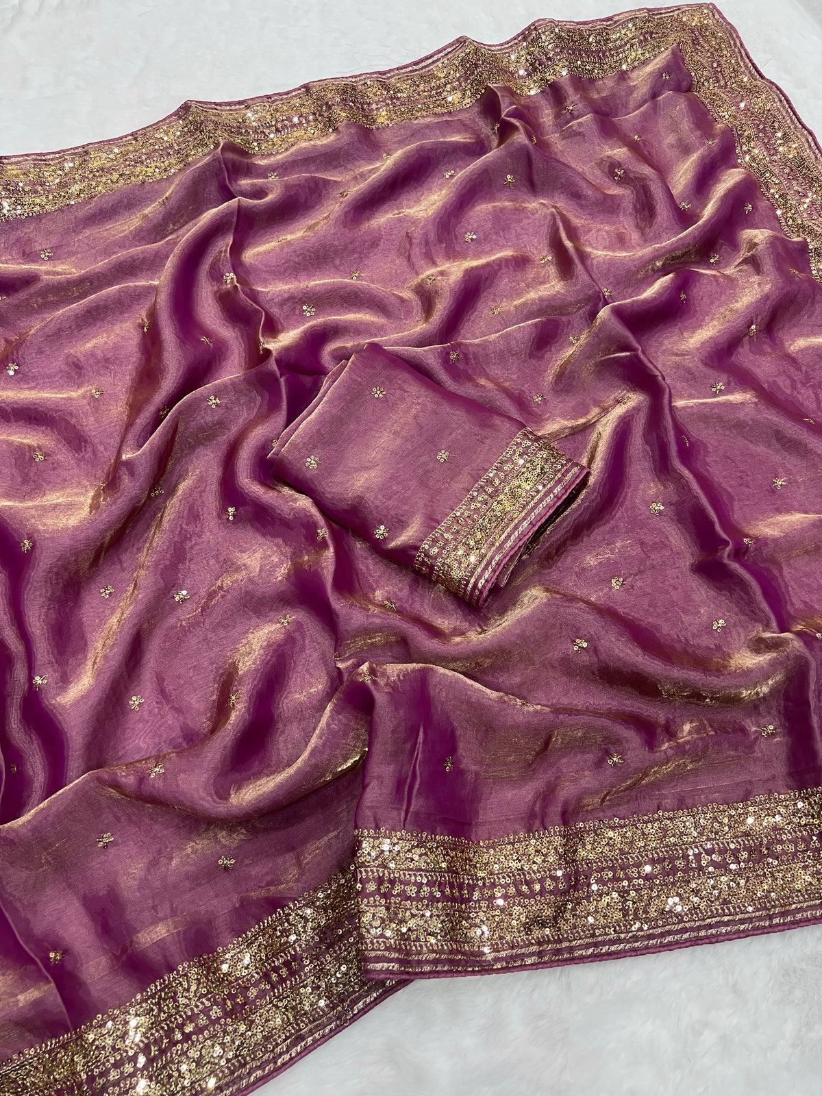 Premium Quality Space Silk Sarees with Beautiful Embroidery Cording & Sequance c-pallu work and butti work