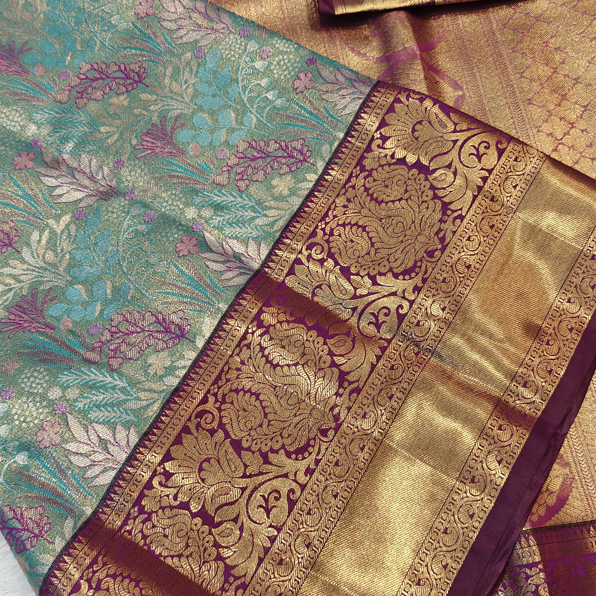 Semi Kanchipattu Saree