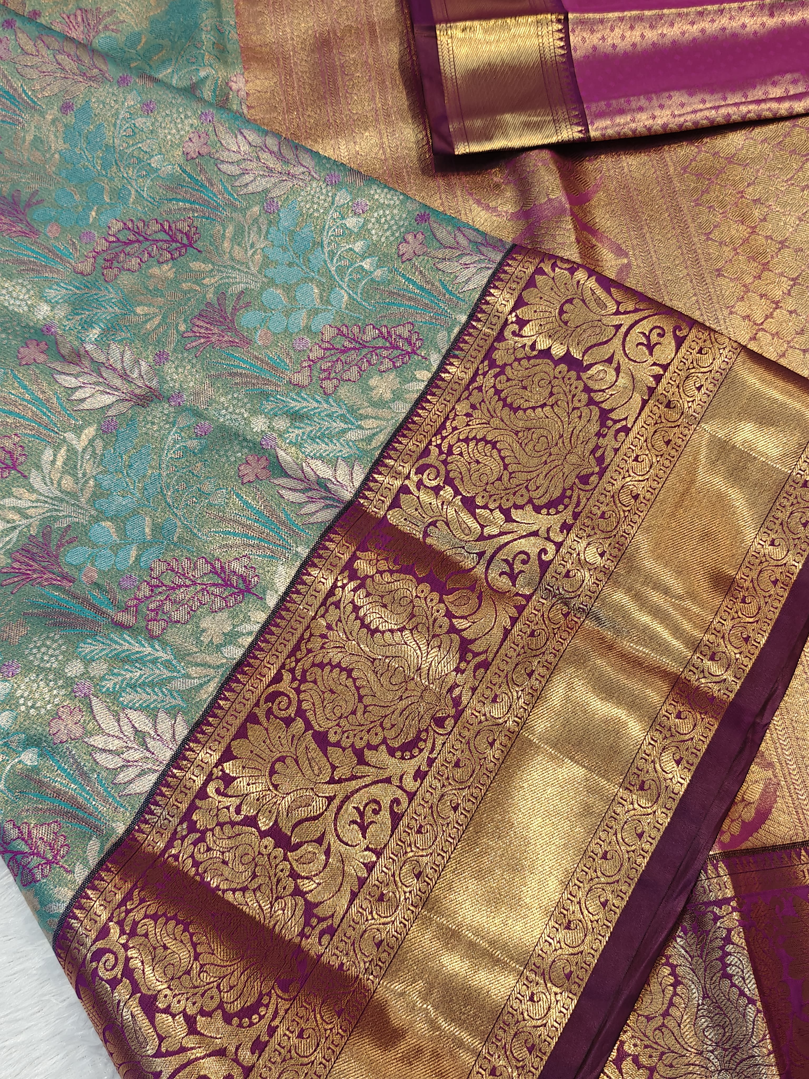 Semi Kanchipattu Saree