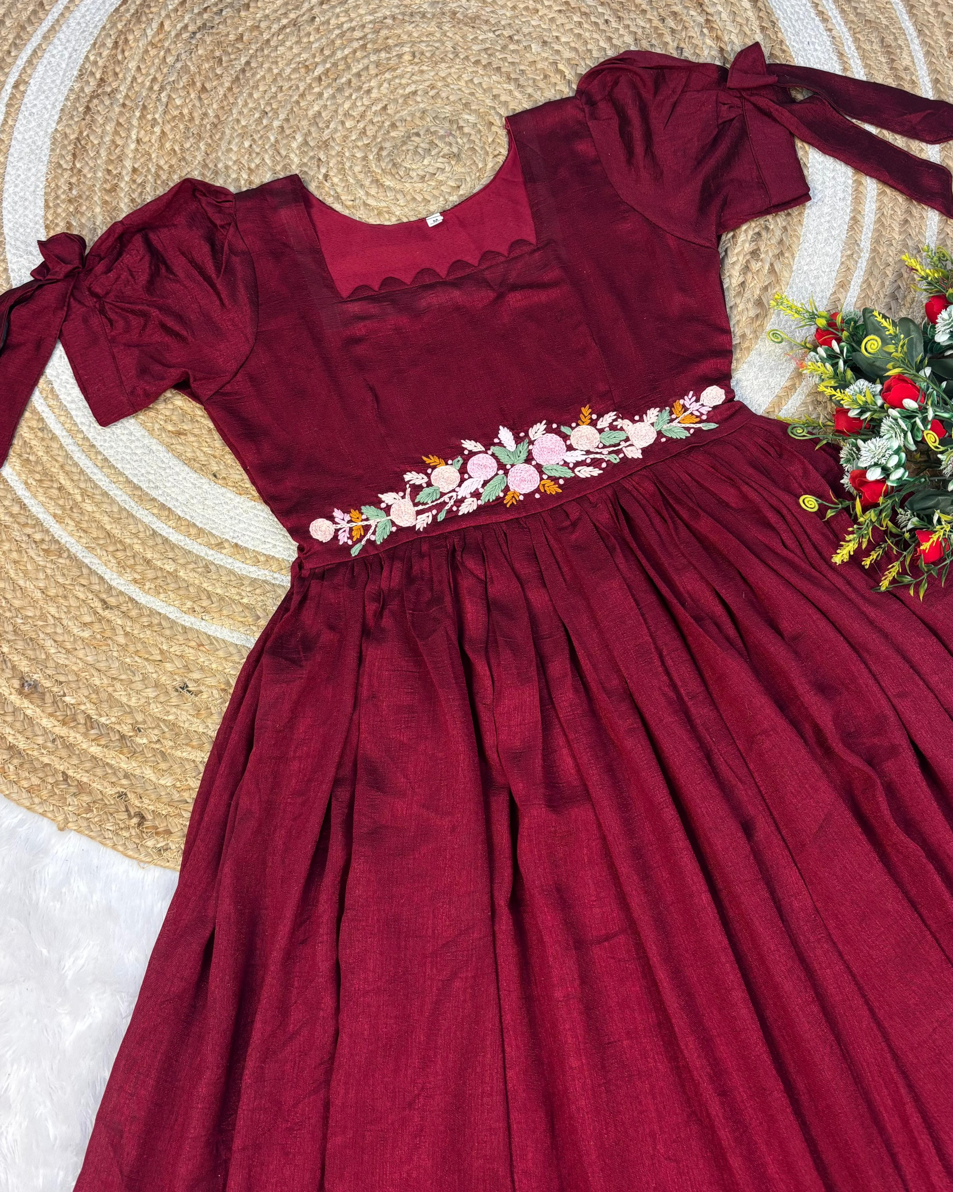 Beautiful Handwork Frock