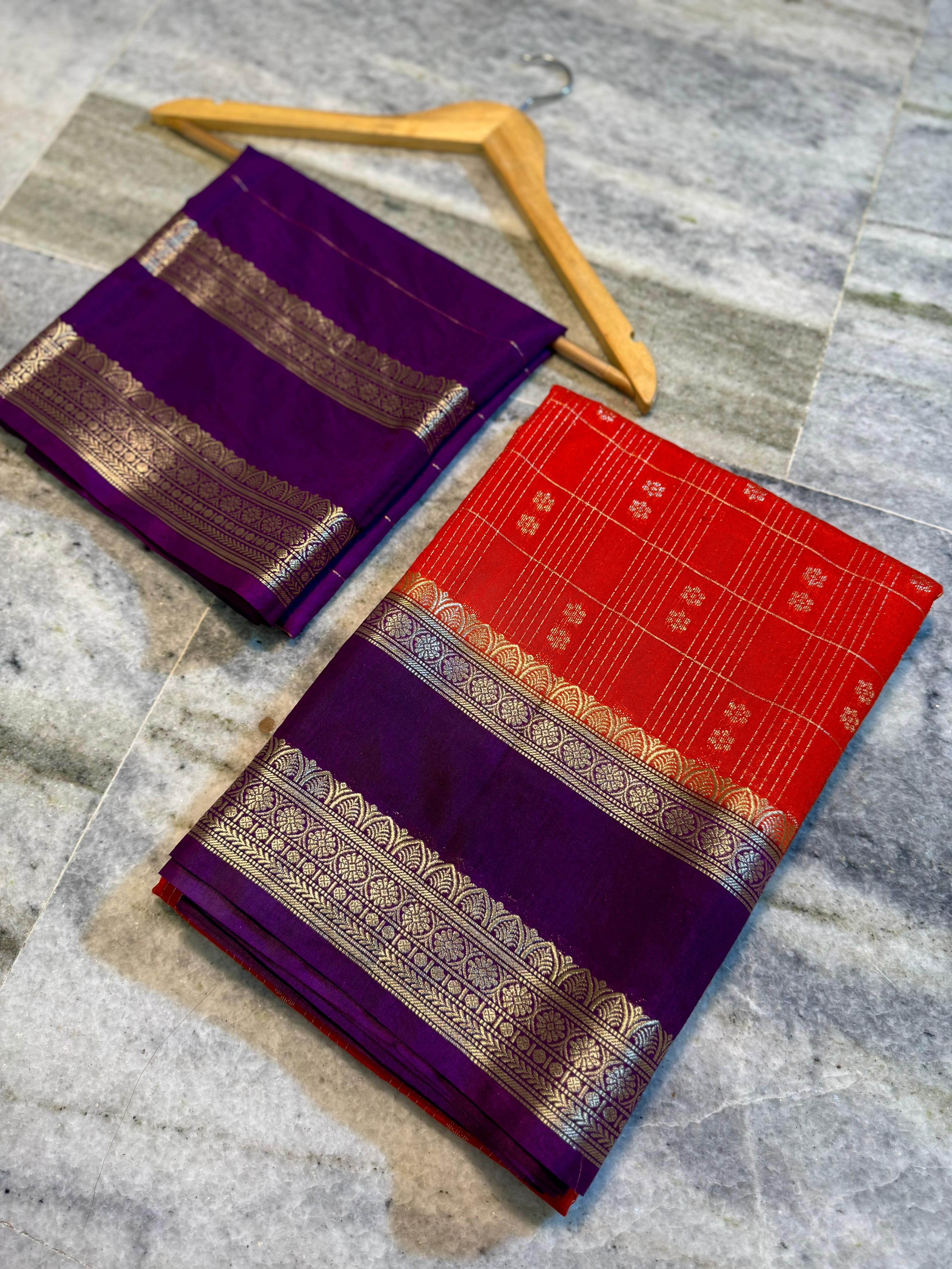 Banarasi Semi Chiniya Pattu sarees