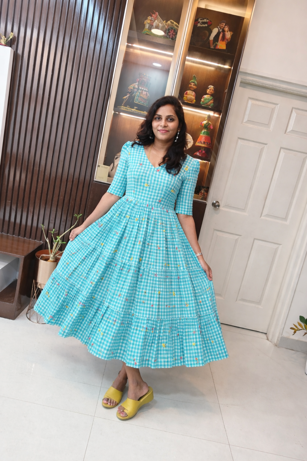 Pure Mul cotton floral frocks