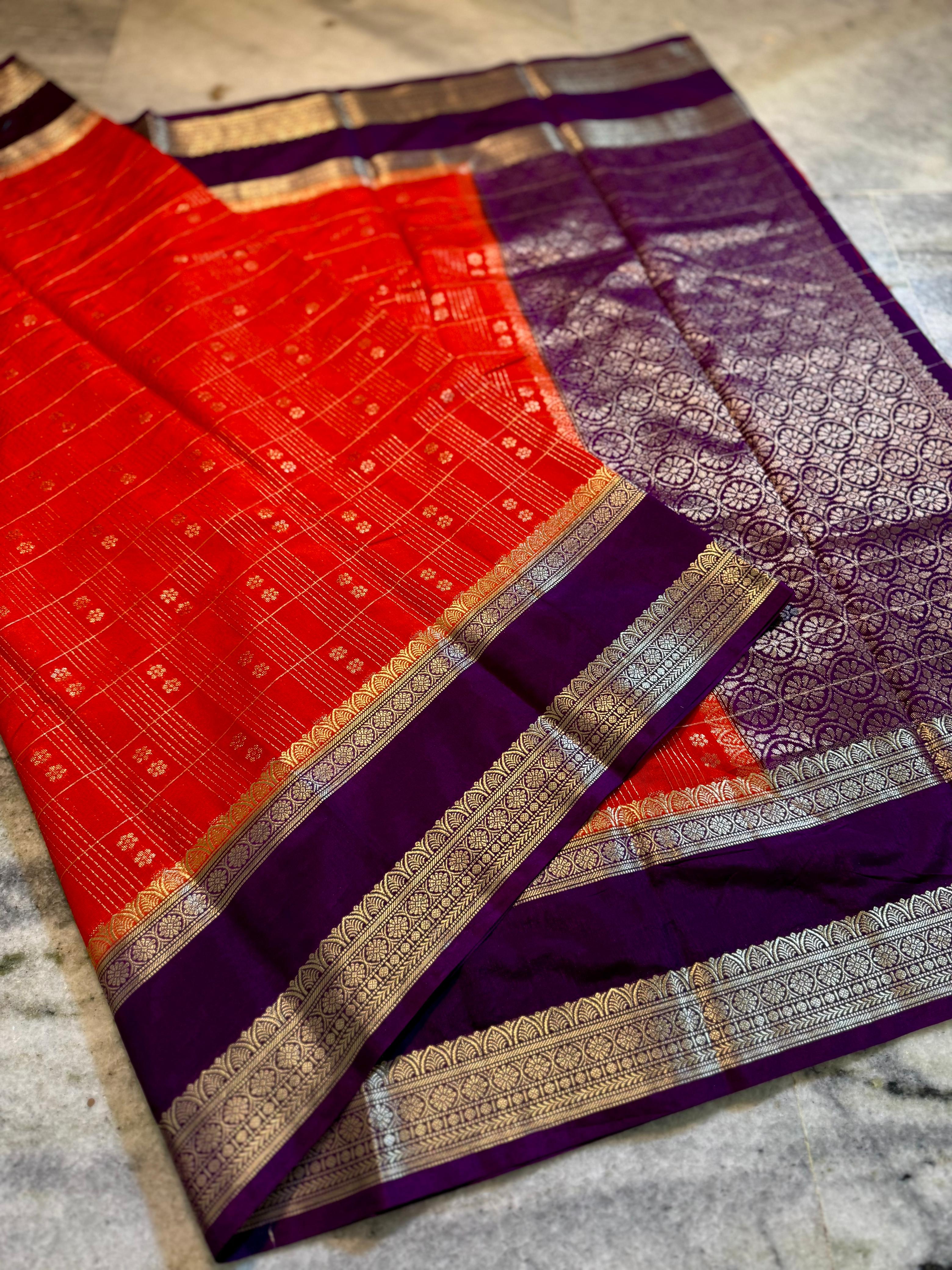 Banarasi Semi Chiniya Pattu sarees