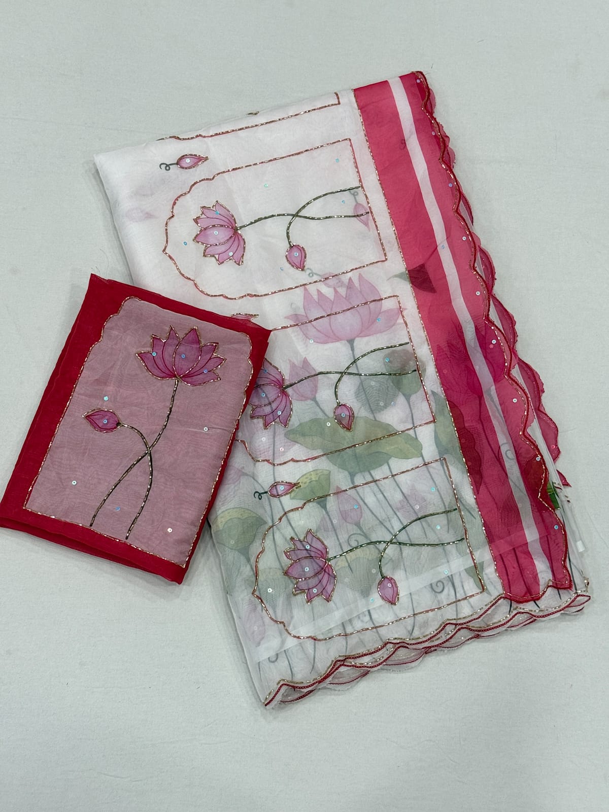 Soft tebby designer sarees