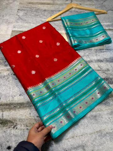 Soft Banarasi Warm Silk Sarees