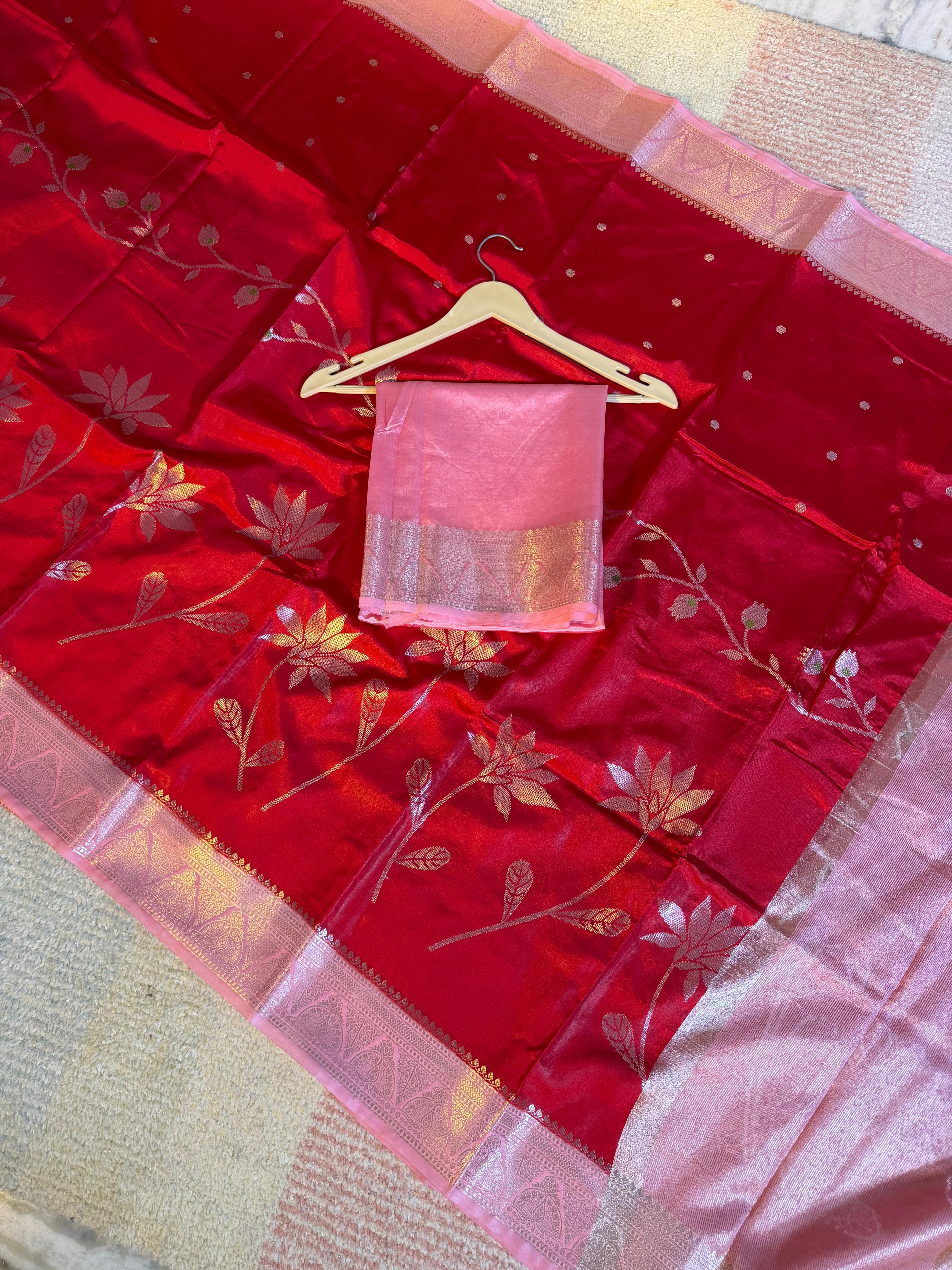 Banarasi Green Mango Sarees