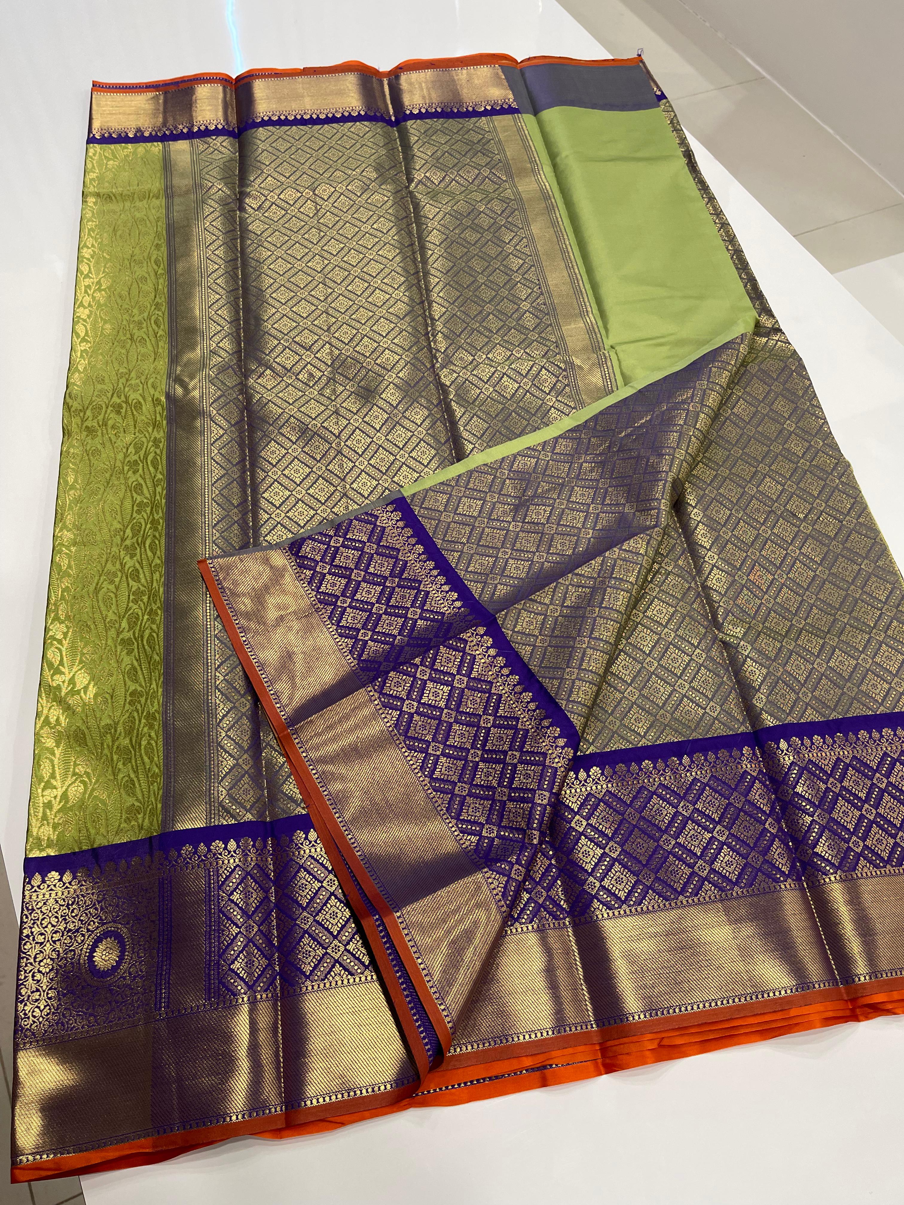 Vintage Sarees in Semi Kanchi