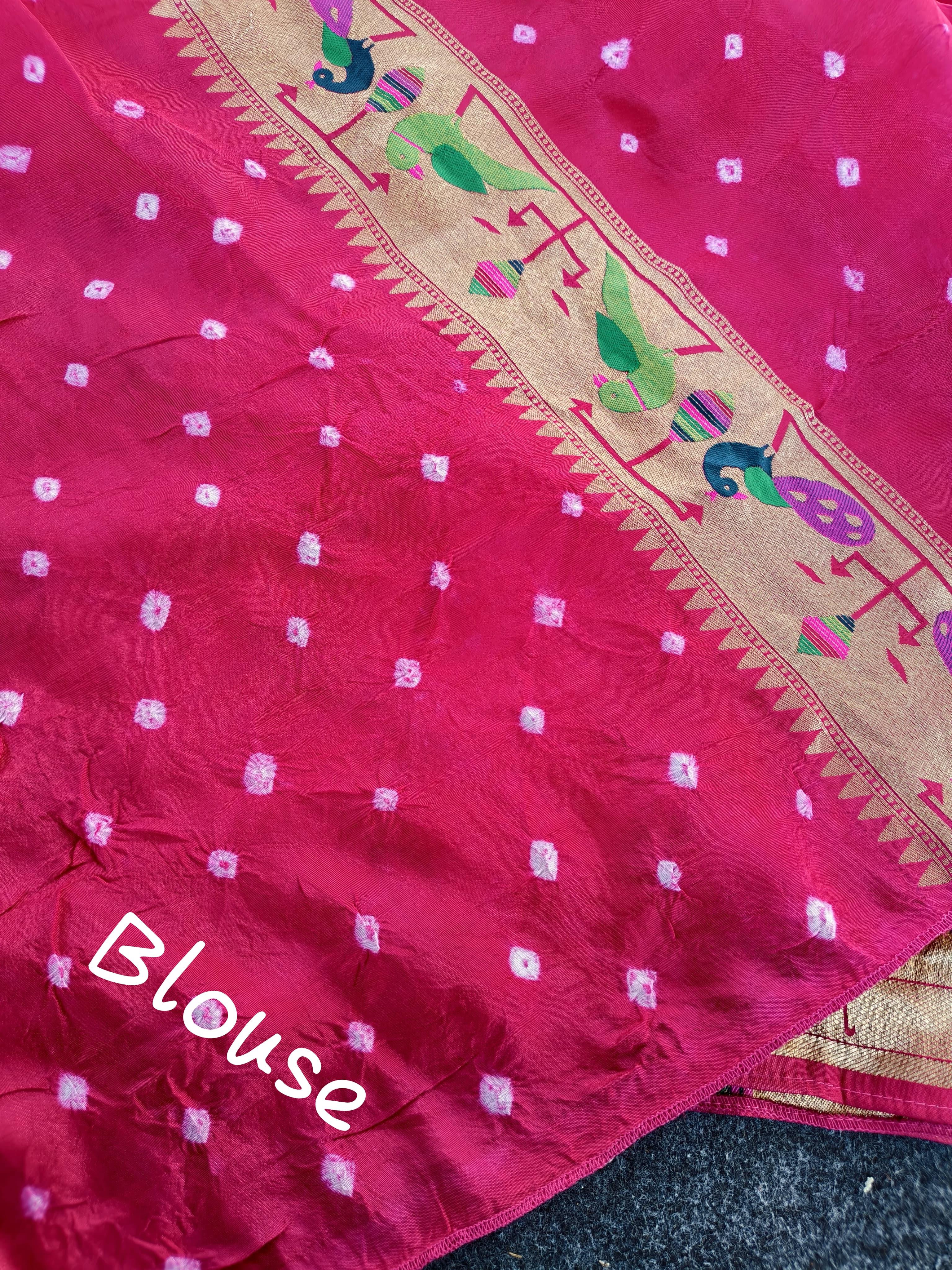 Pure Viscose Bandini with Pythani border