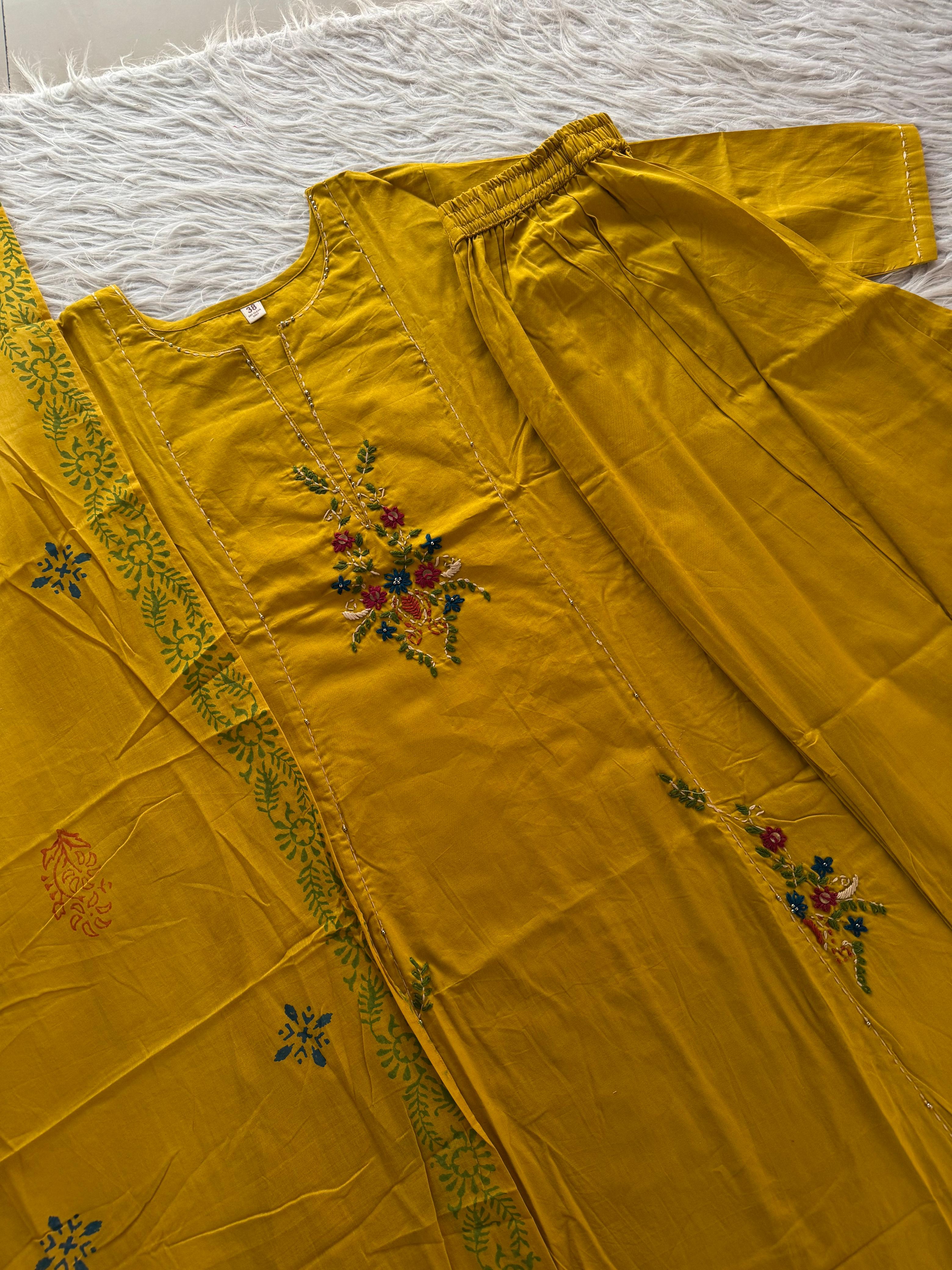 Pure Cotton Kurti Sets