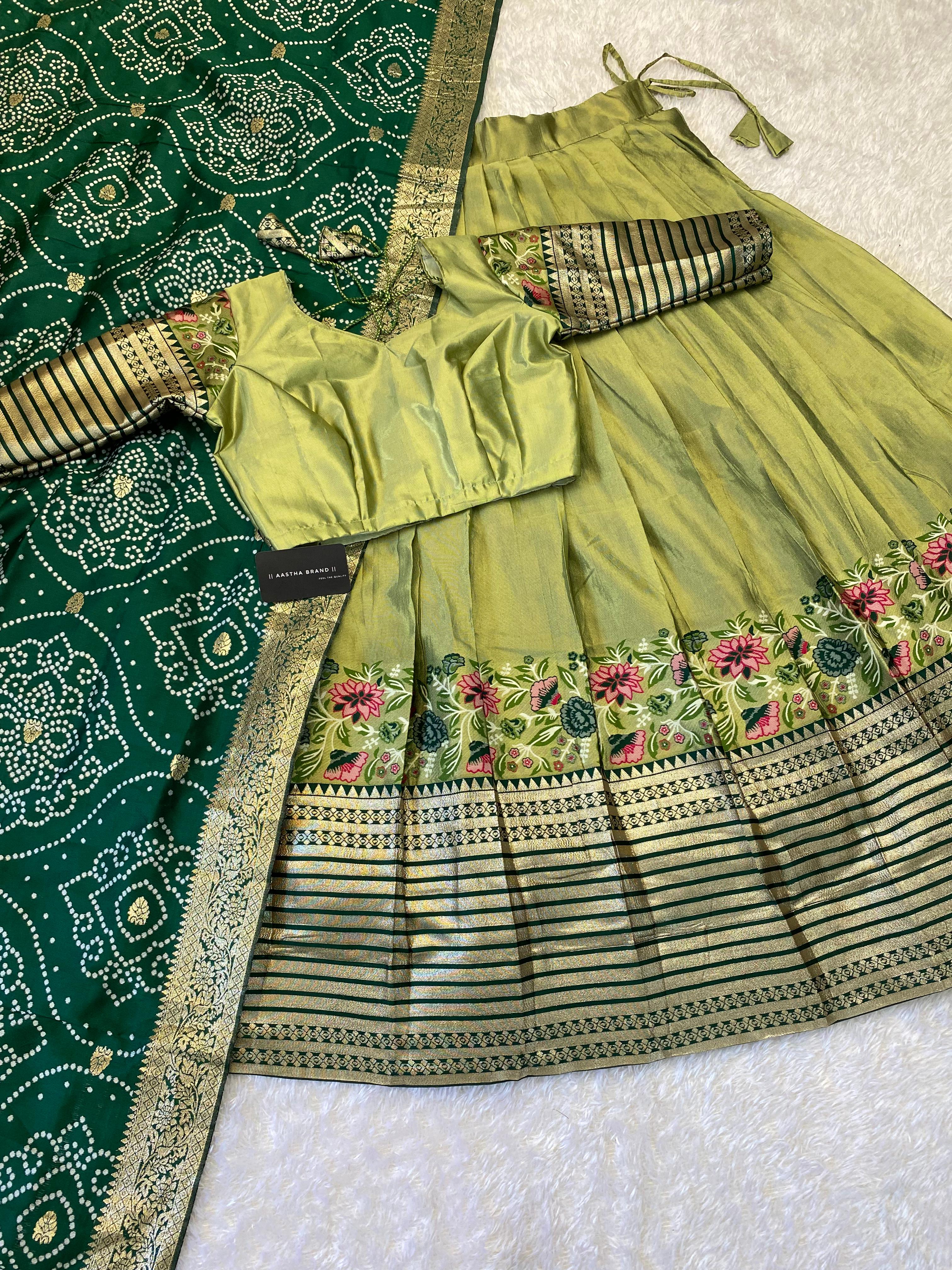 Soft Tissue Pythani Lehenga