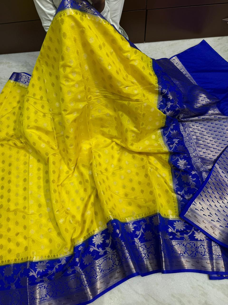 Banarasi Dyble Dupion Soft Silk Sarees