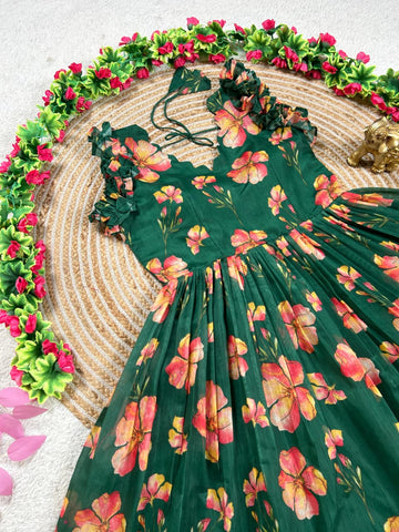 Pure Chanderi Midi Dress