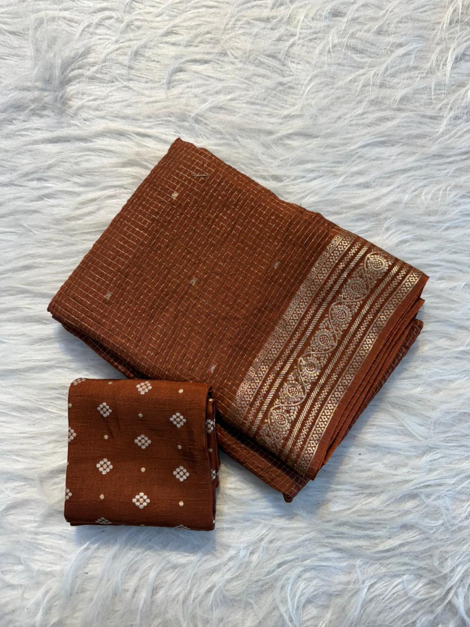 Pure Viscose Chinnon Sarees