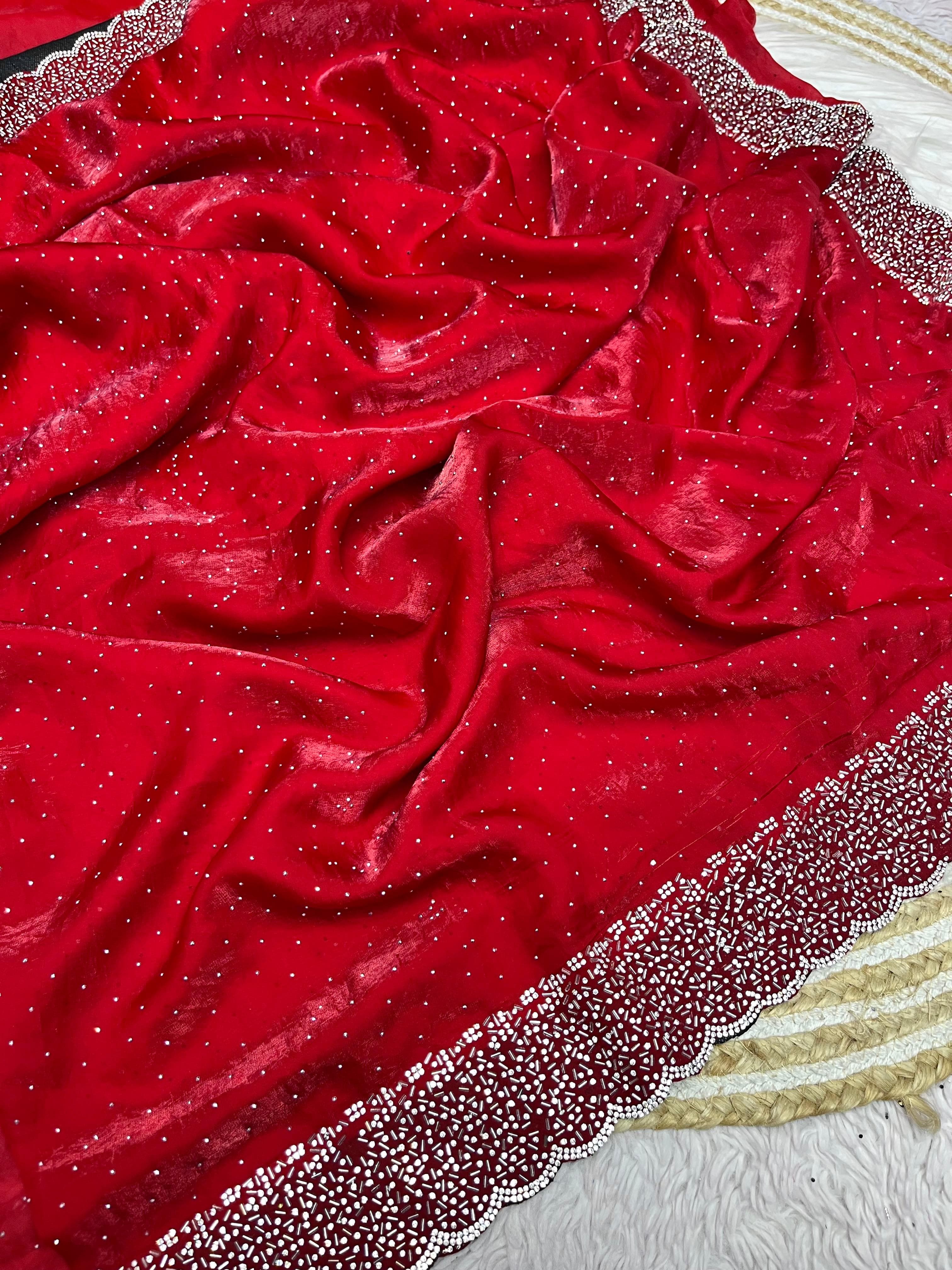 Pure Soft Space Silk Sarees in 20+ Colors