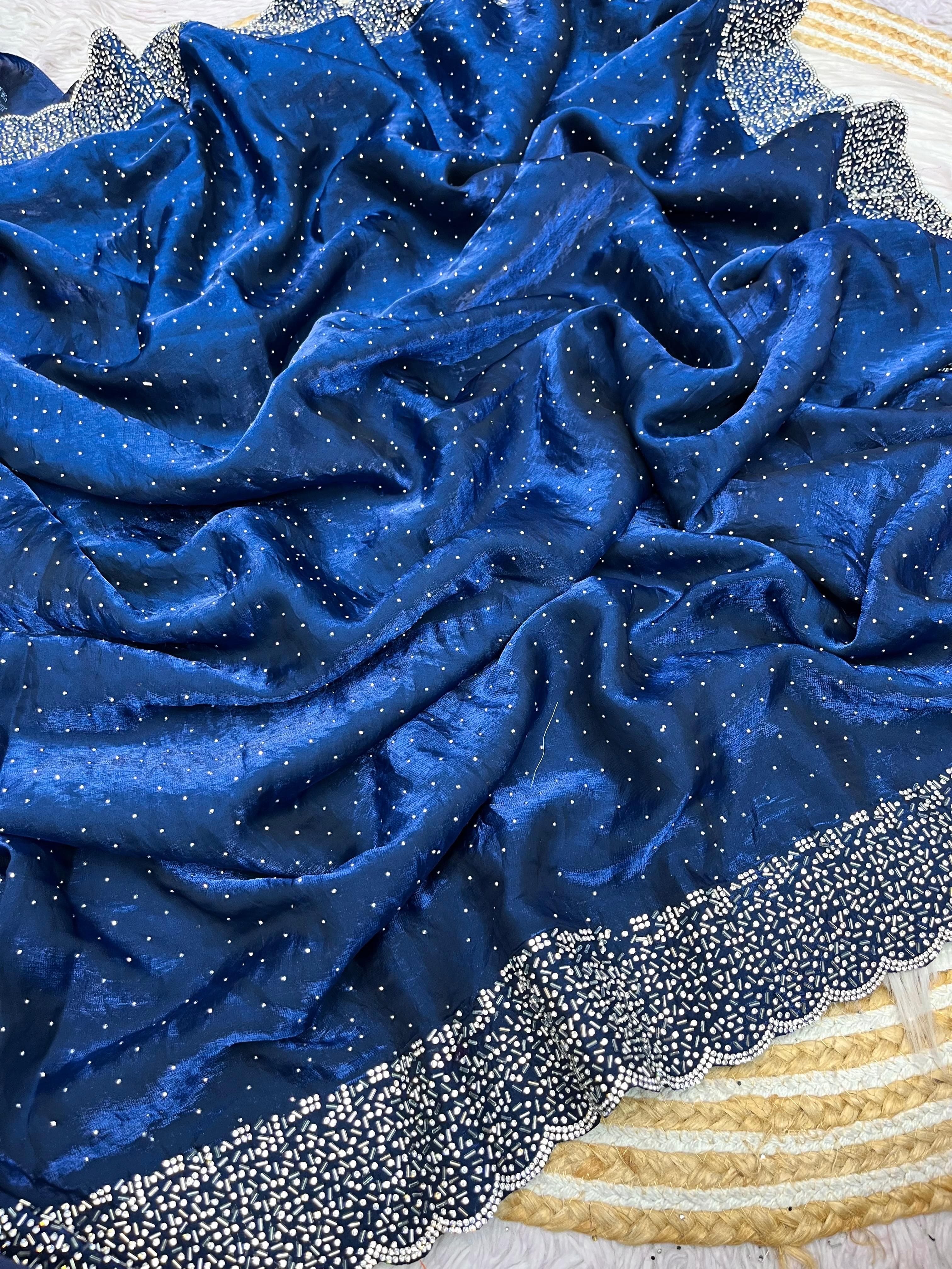 Pure Soft Space Silk Sarees in 20+ Colors