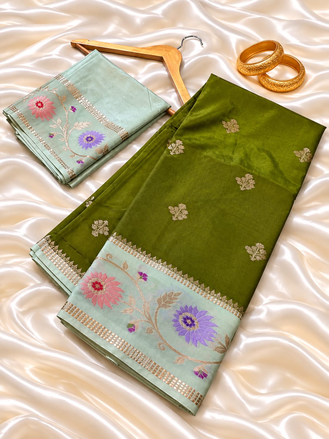 Premium Banarasi Katan Silk Soft Fab Sarees 