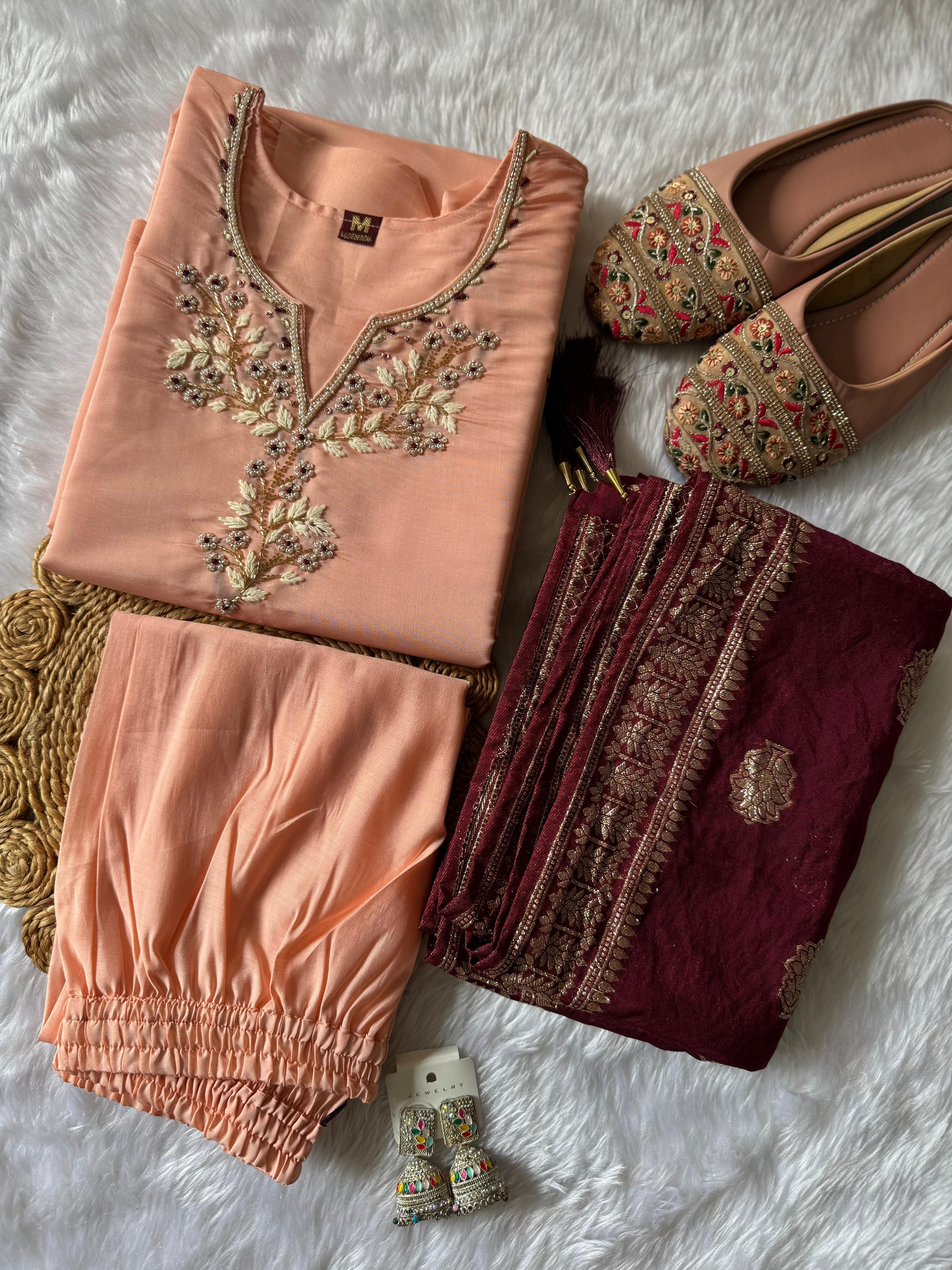 Premium Roman Silk 3-Piece Set