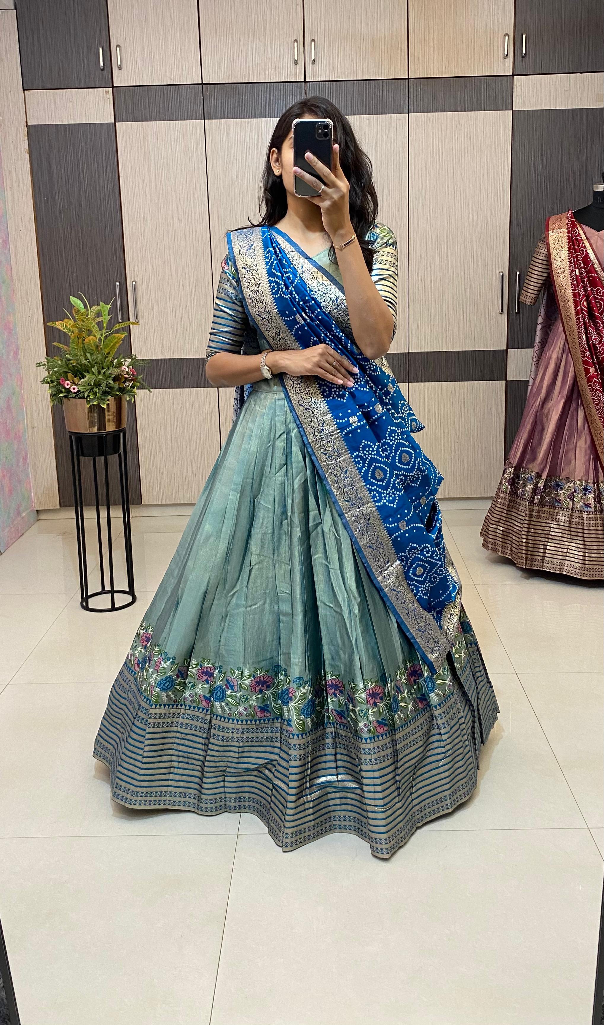 Soft Tissue Pythani Lehenga