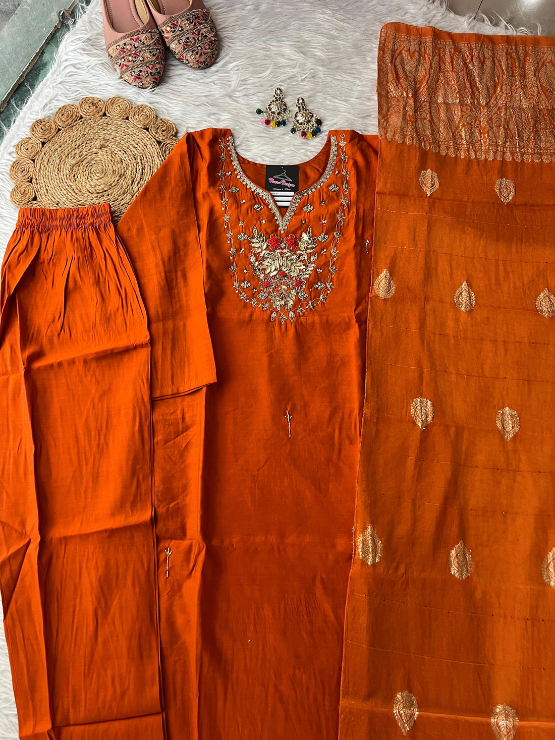 Premium Designer 3 Piece Kurti Set