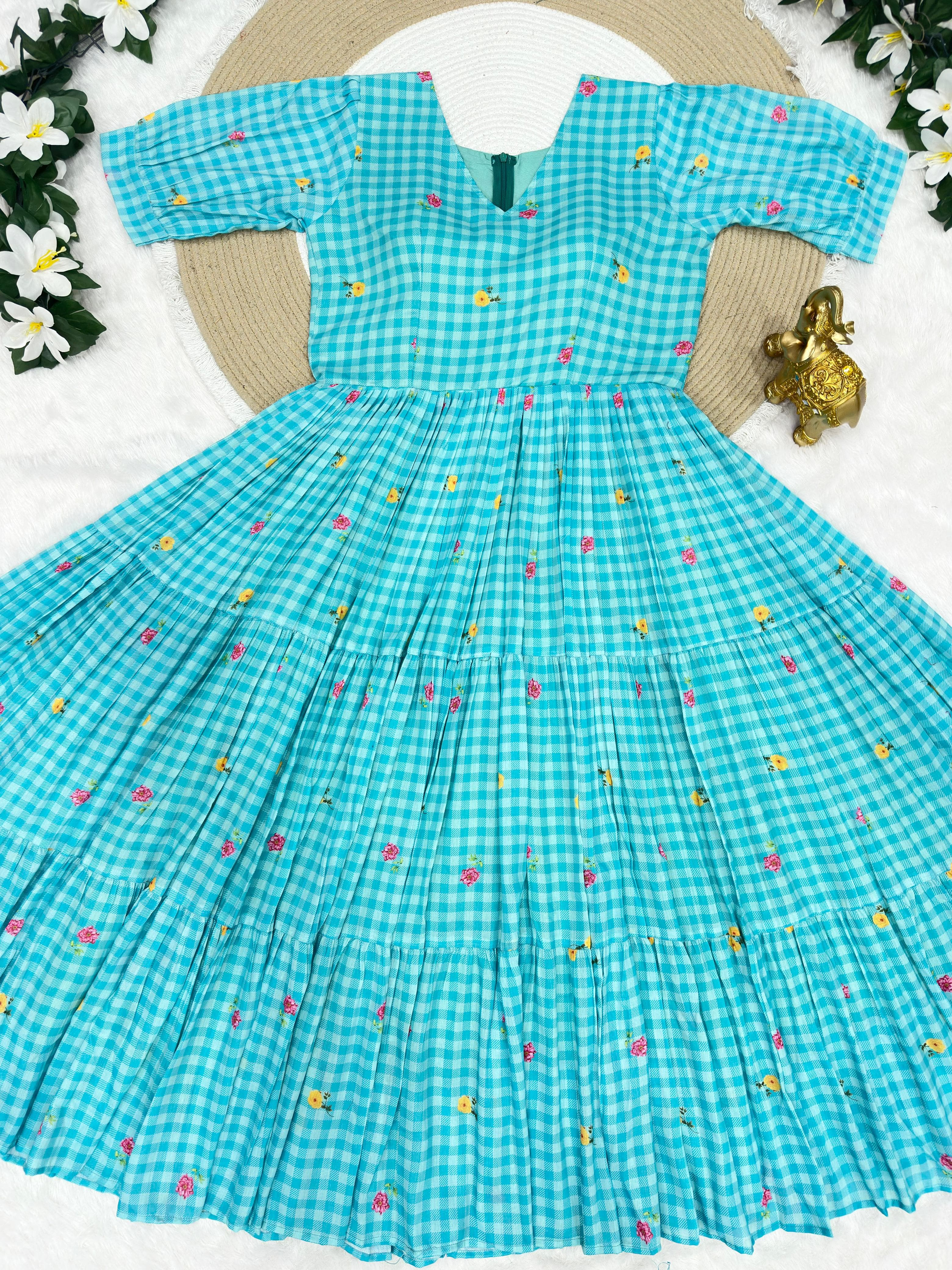 Pure Mul cotton floral frocks