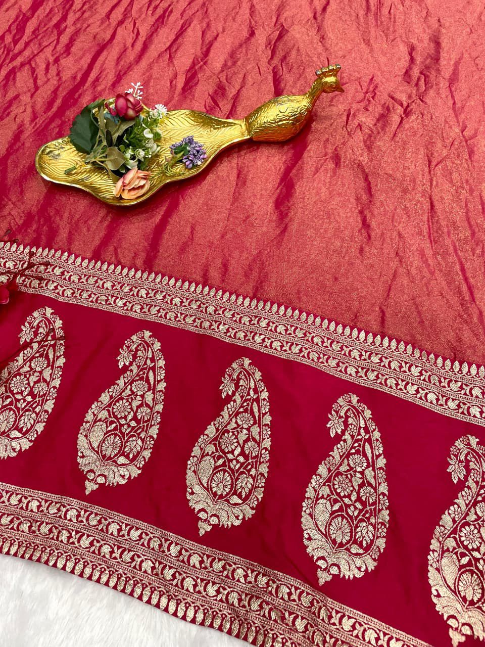 Trending Big Boss Tanuja Style Maggam Work Gown