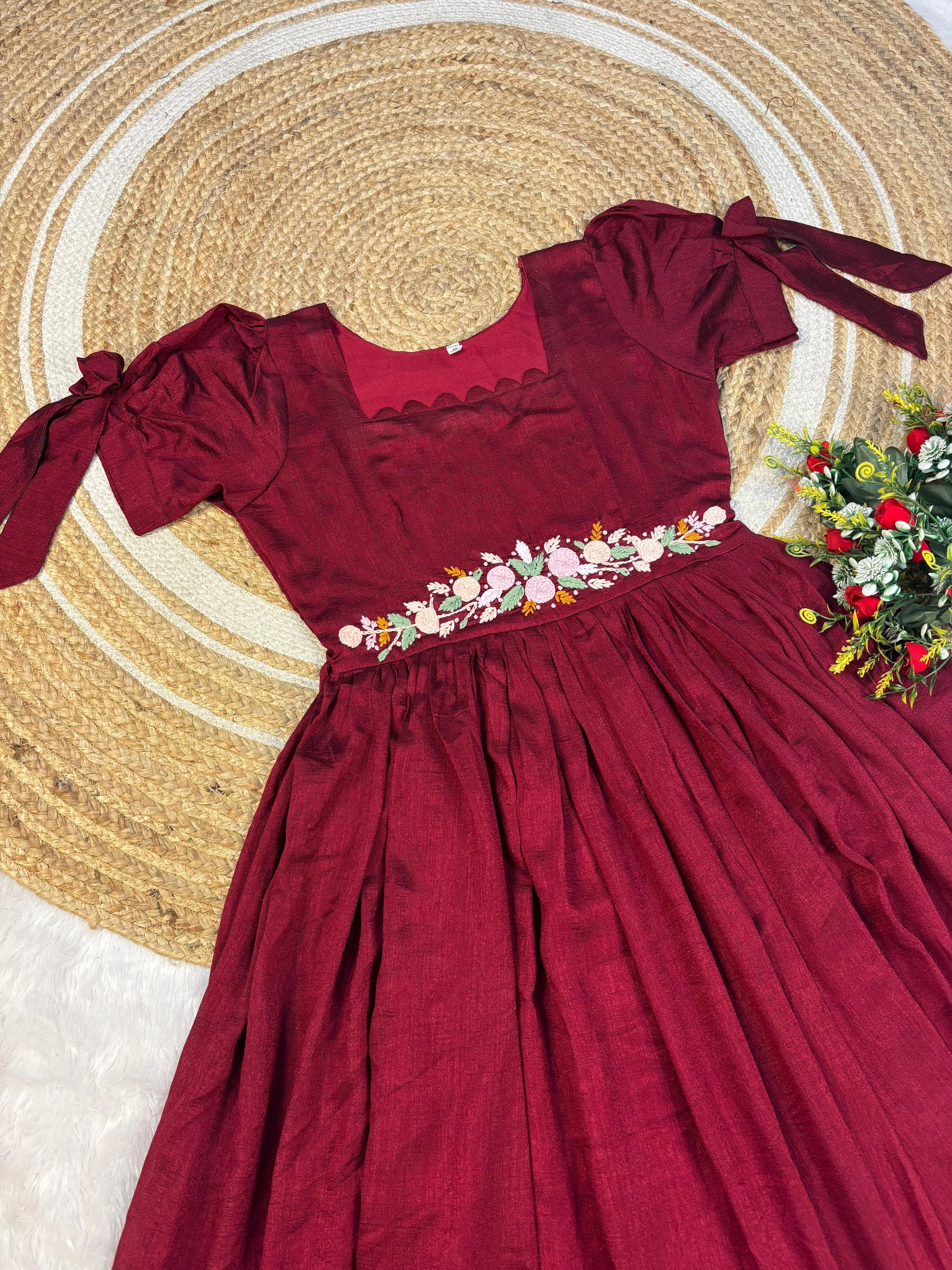 Beautiful Handwork Frock