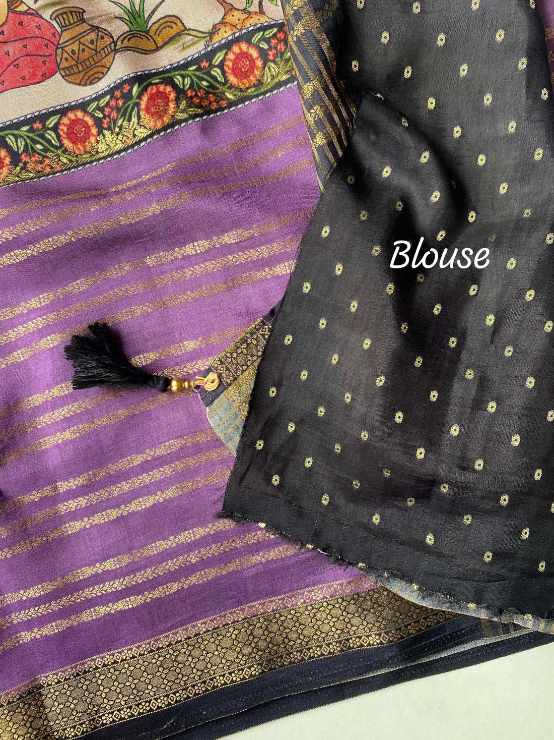 Pure viscose designer Saree