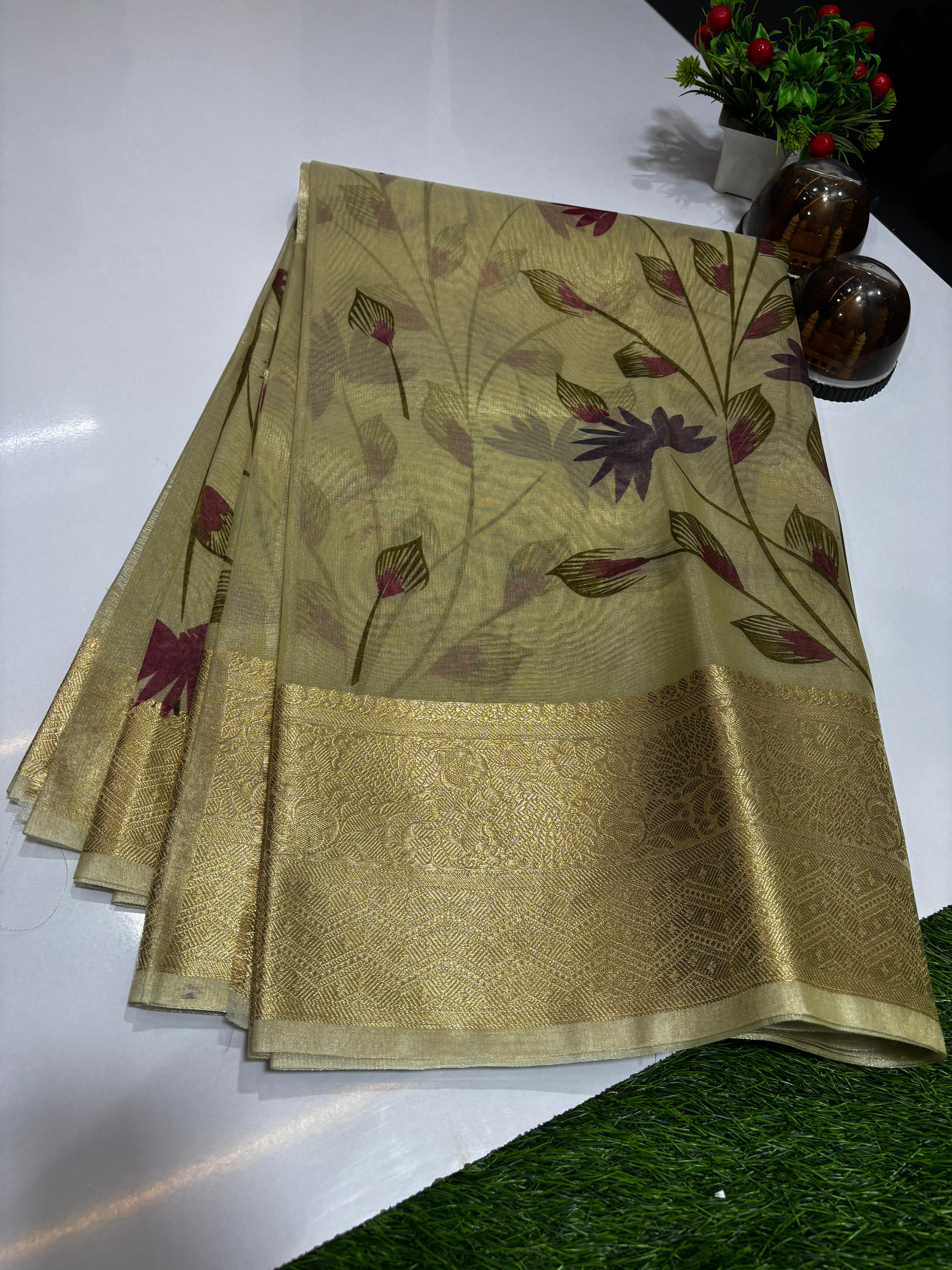 Banarasi Tissue Designer Saree