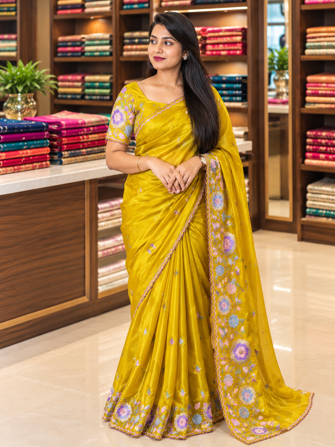 Designer Sarees with Beautiful Work