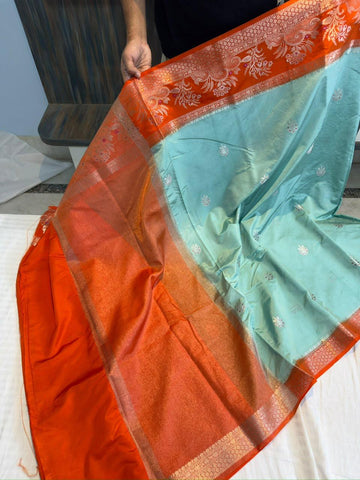 Banarasi Dyble Katan Soft Silk Saree