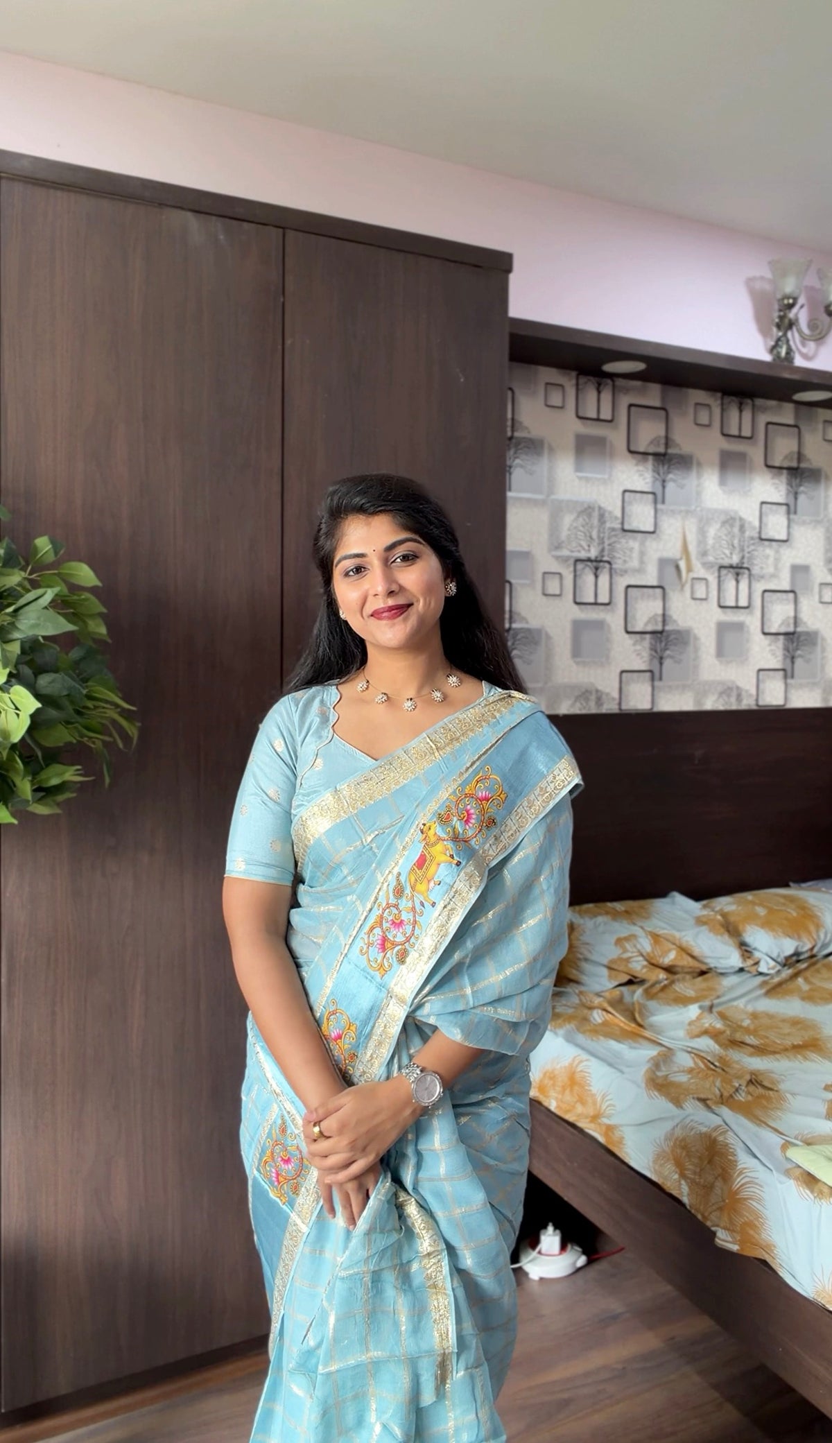 Animisha's Favourite Viscose Georgette Sarees