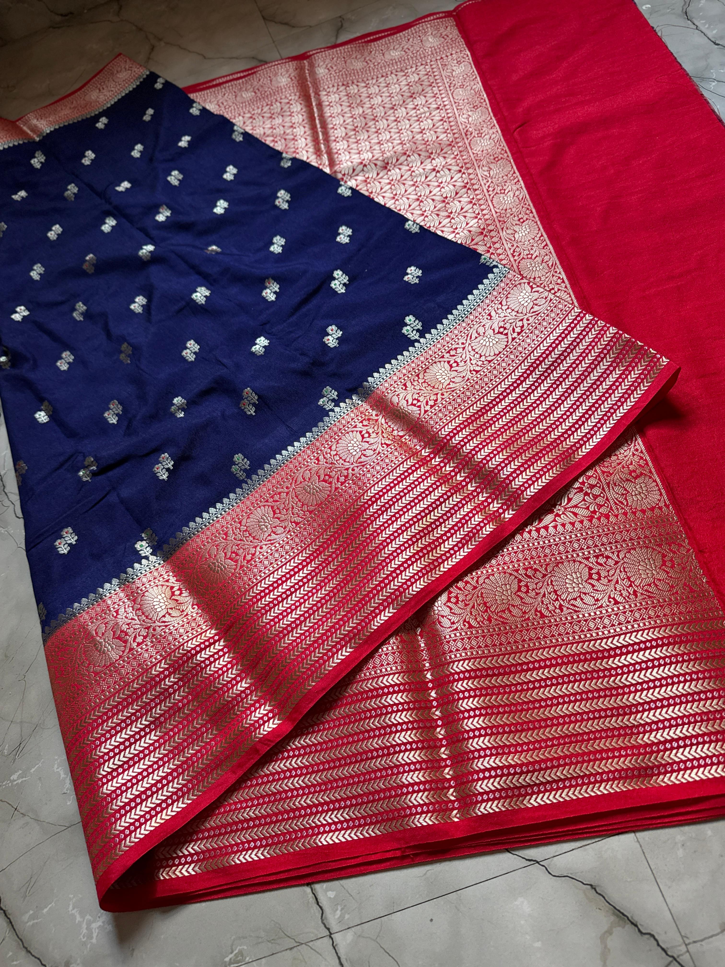 Banarasi Raw Mango Silk Sarees