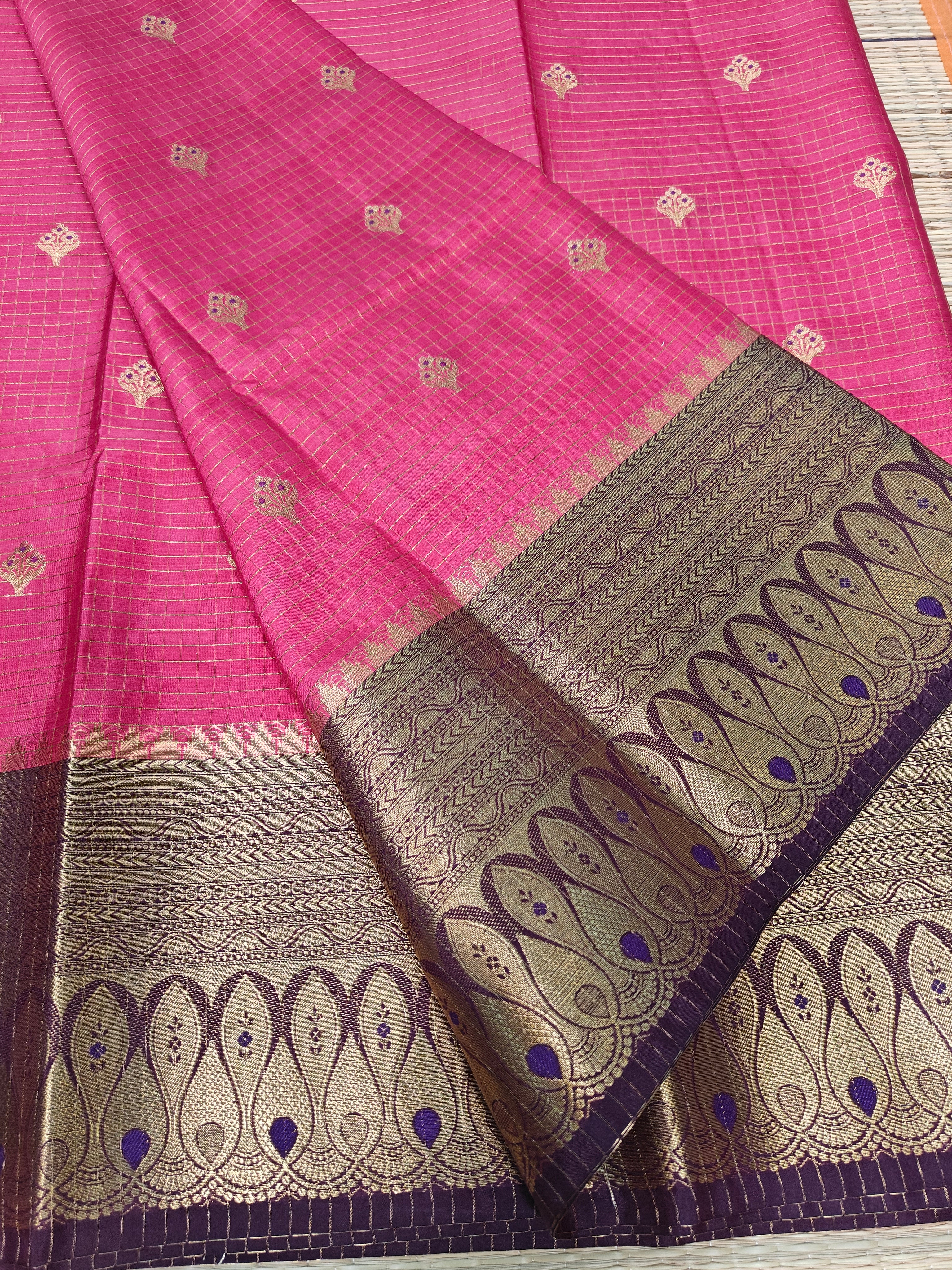 Banarasi Semi Kathan Saree