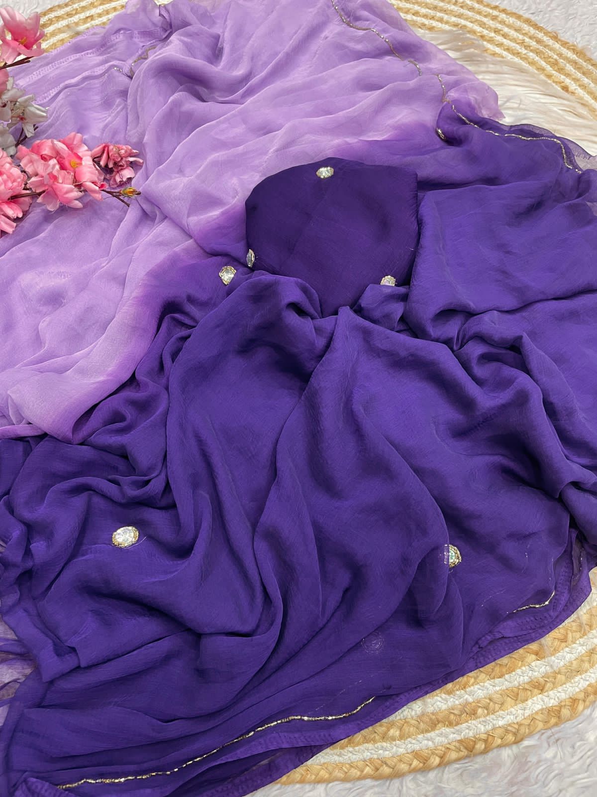 Pure Soft Nazmin Chinnon Sarees