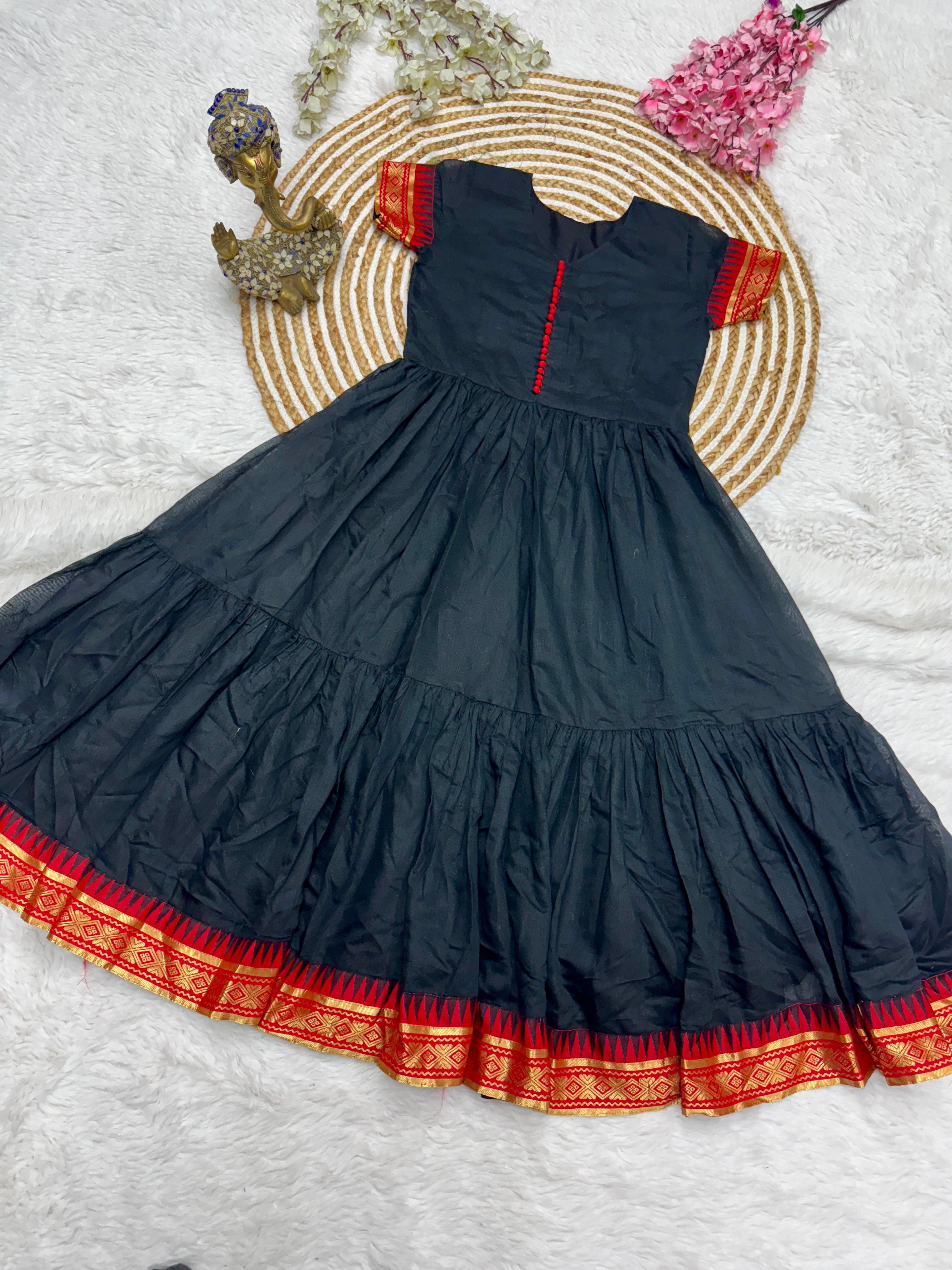 Traditional Style Cotton Maxi Dress
