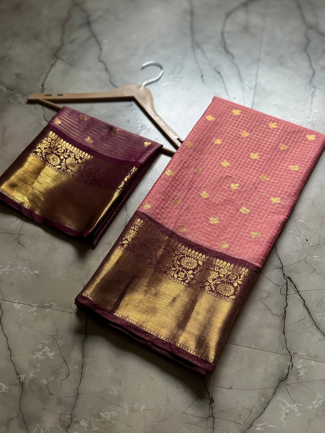 Premium Vintage Banarasi Semi Gadwal Soft Silk Sarees
