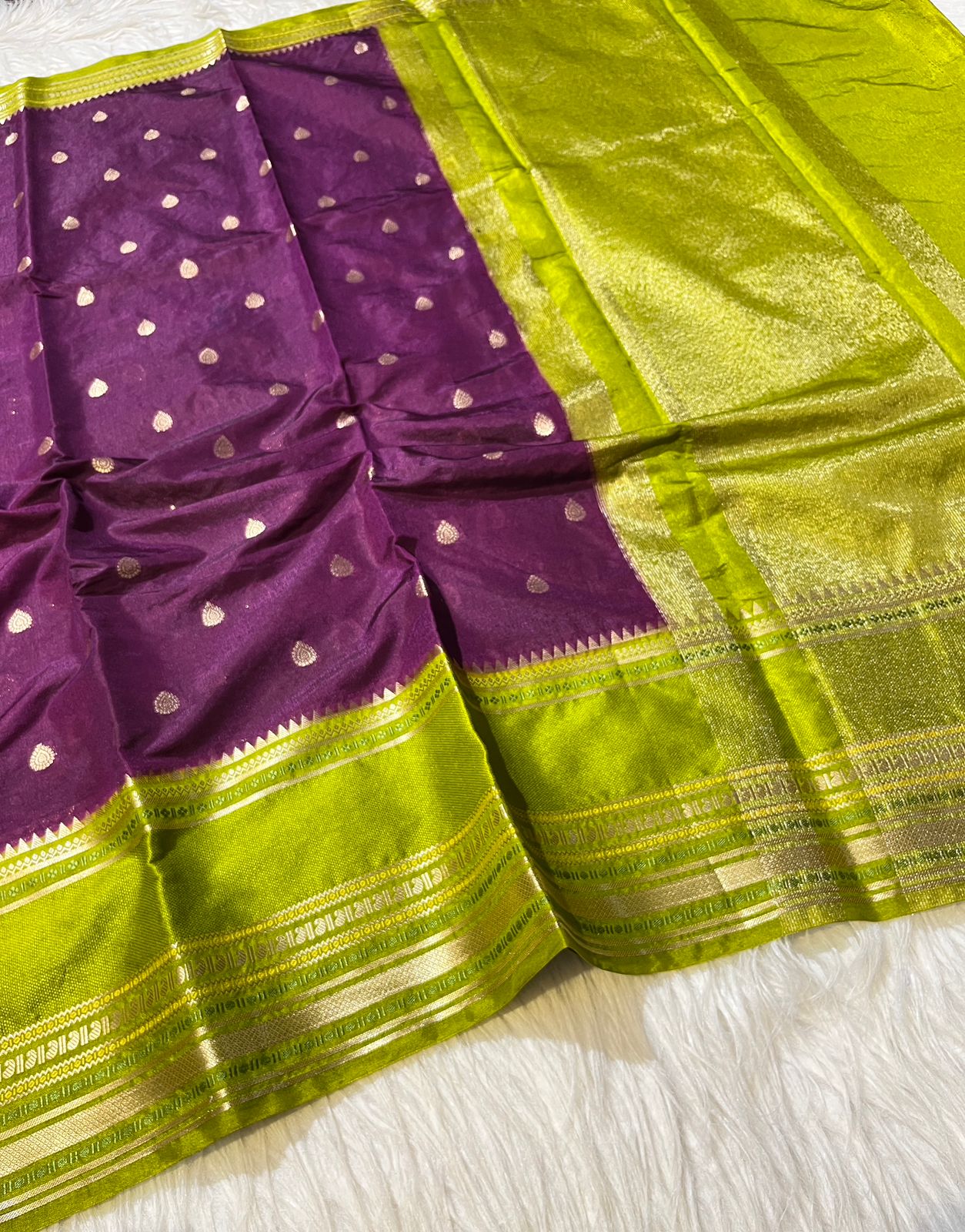 Banarasi Dyble Warm Soft Silk Sarees